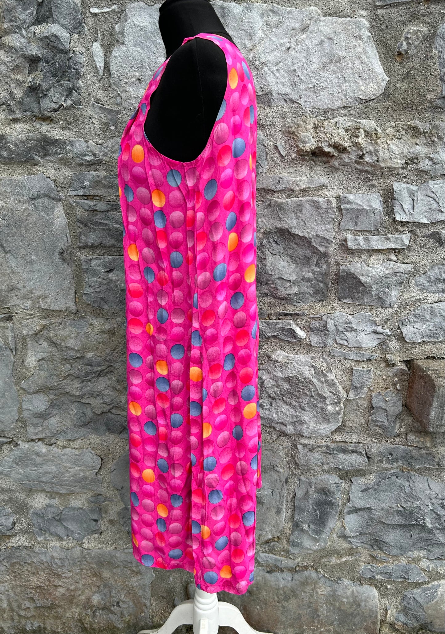 Mega dots pink dress uk 14