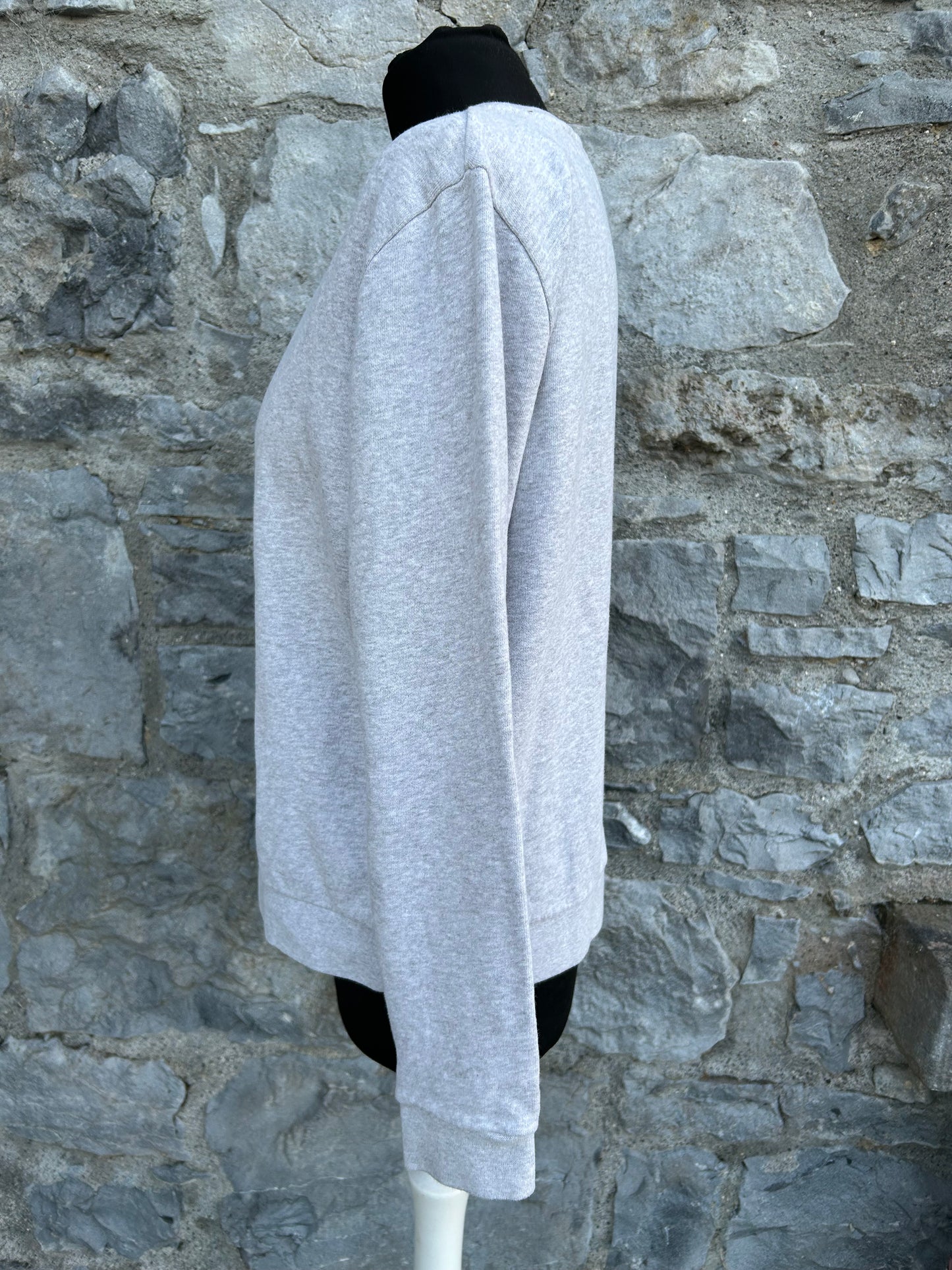 Geometric cat grey sweatshirt uk 10-12