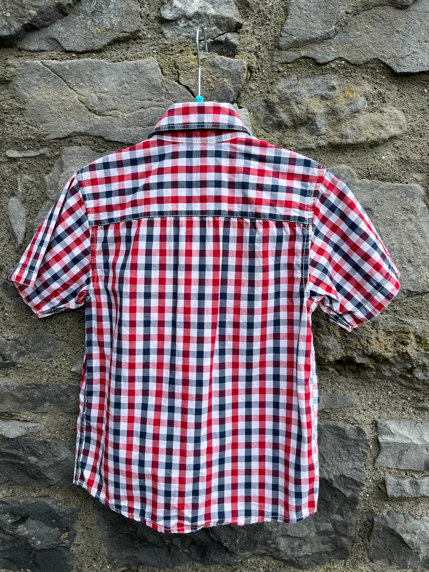 Red check shirt 6-7y (116-122cm)