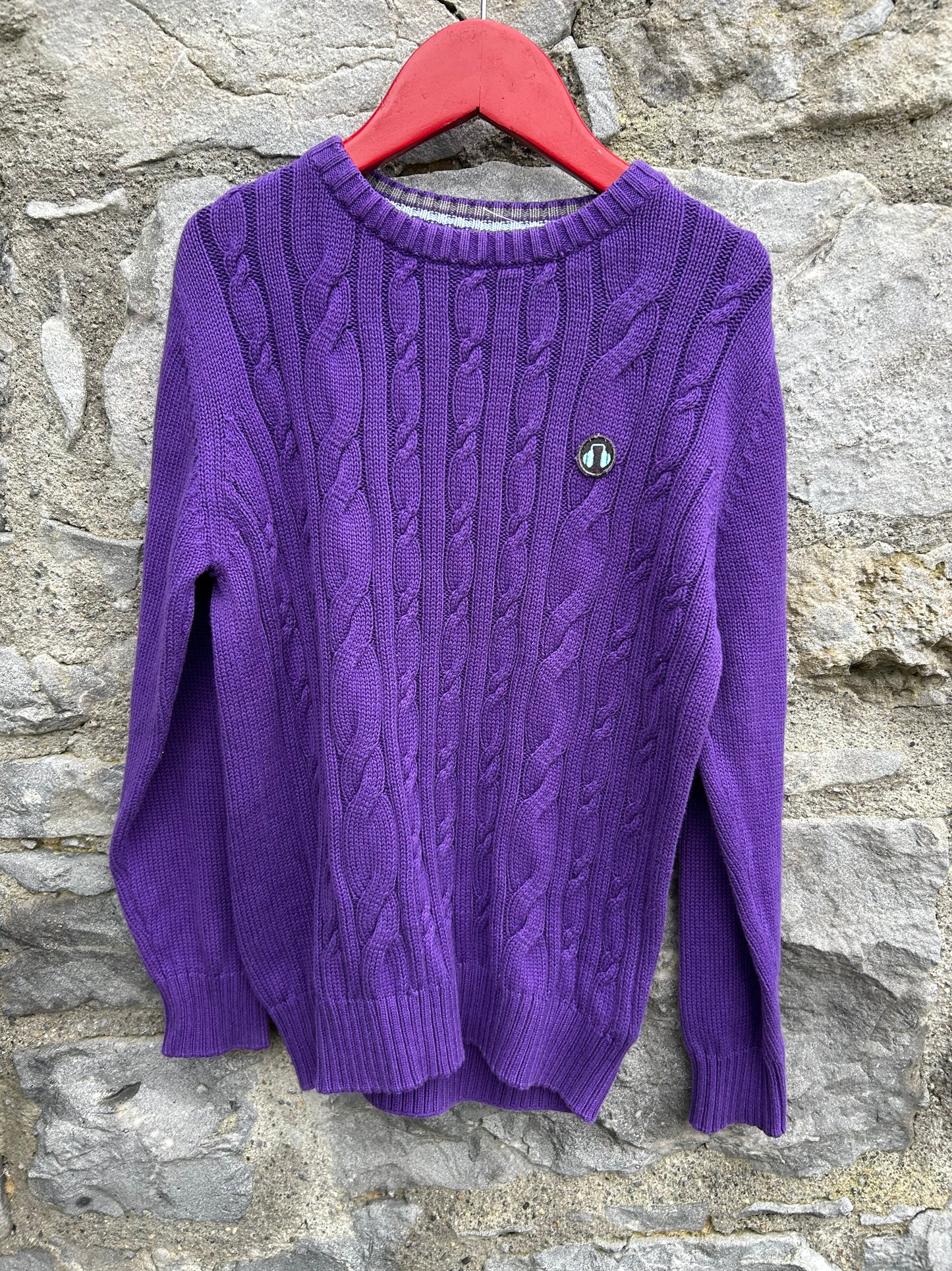 Purple jumper 7-8y (122-128cm)