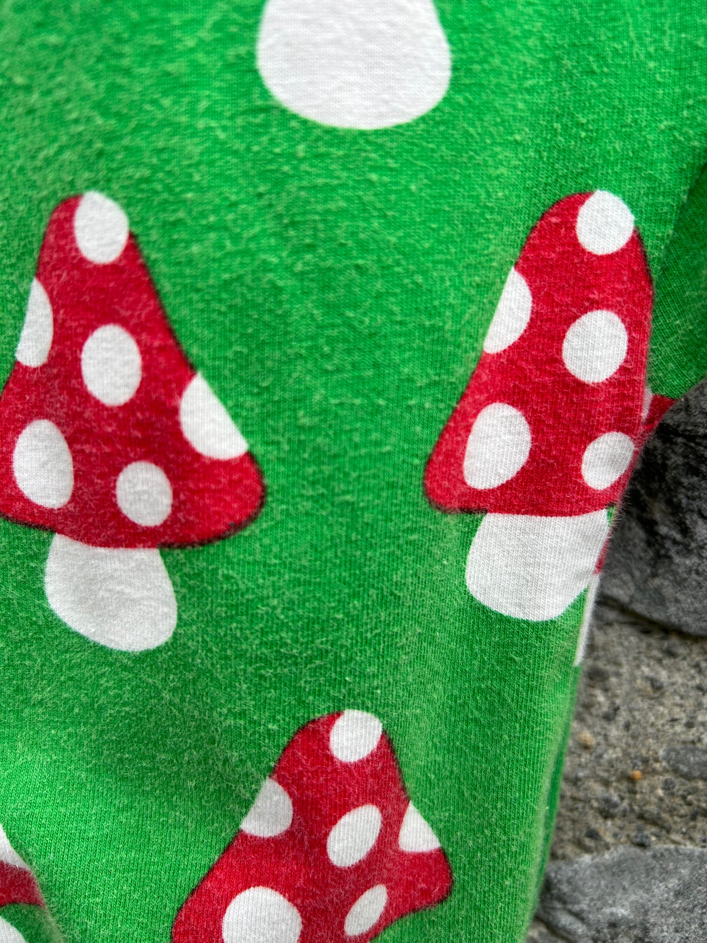 Green mushroom dungarees 18-24m (86-92cm)