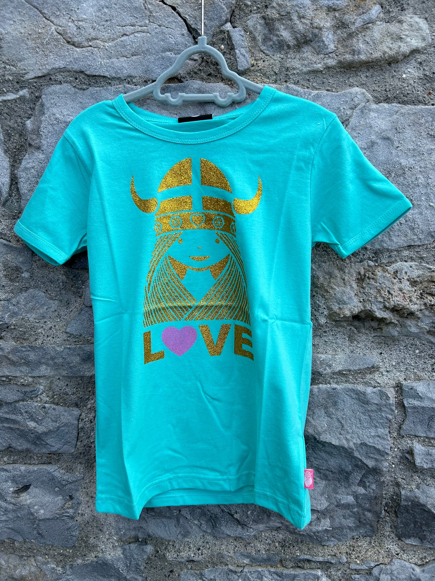 Turquoise Love Freja top 4-5y (104-110cm)
