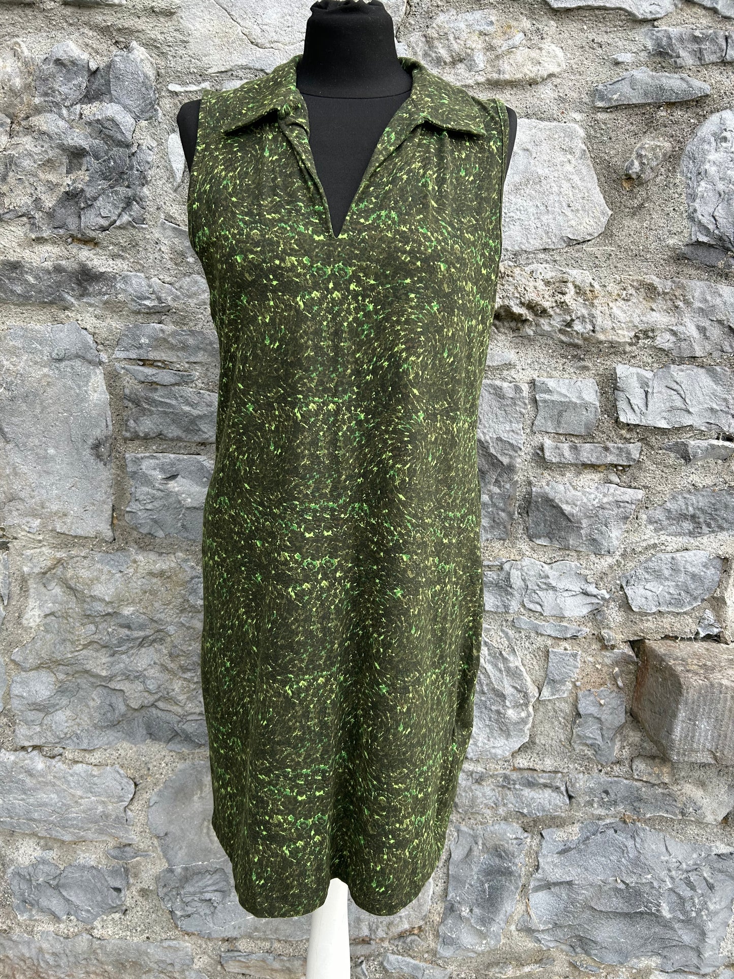 Green sleeveless dress uk 12