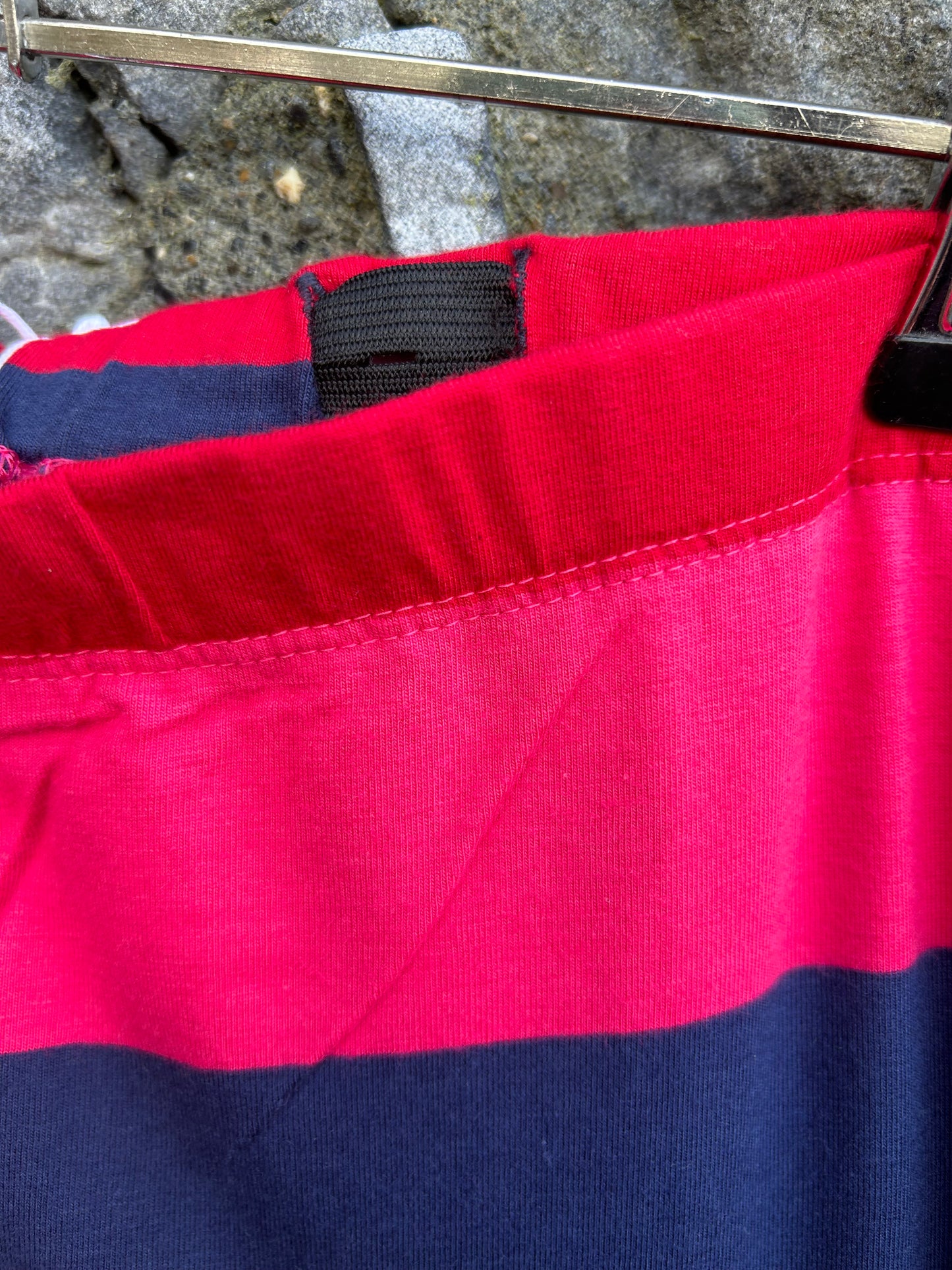 Pink stripes baggy pants 3-4y (98-104cm)