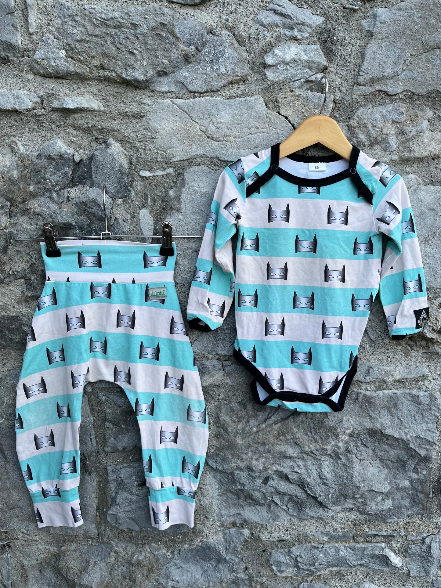 Batman mask vest&pants 18m (86cm)