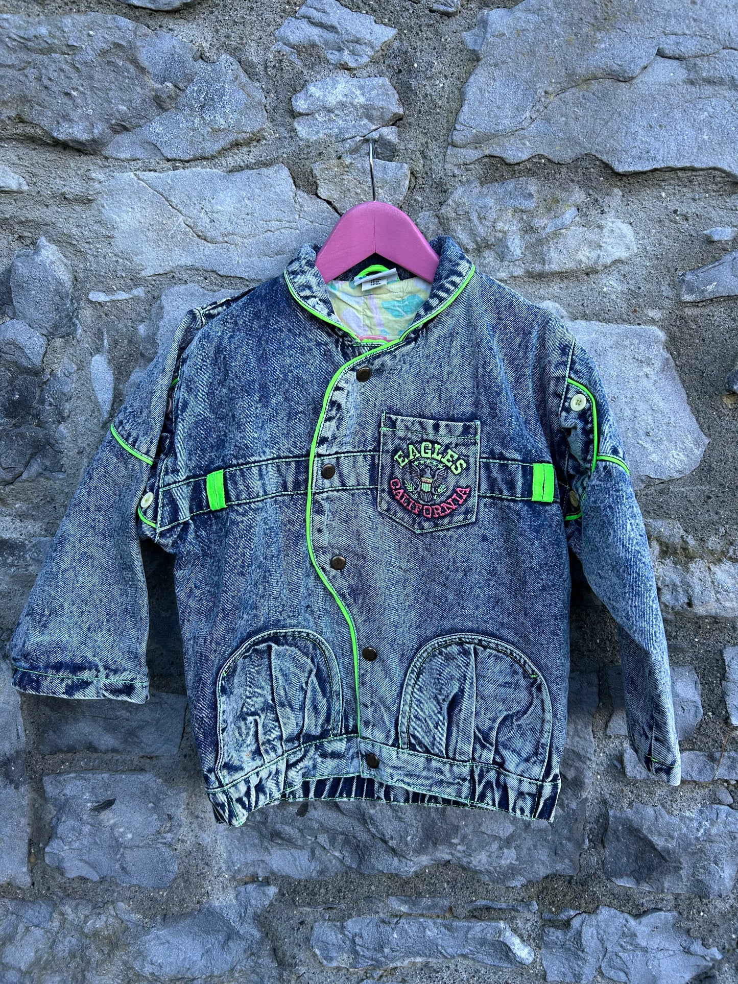 80s Eagles denim jacket 5-6y (110-116cm)
