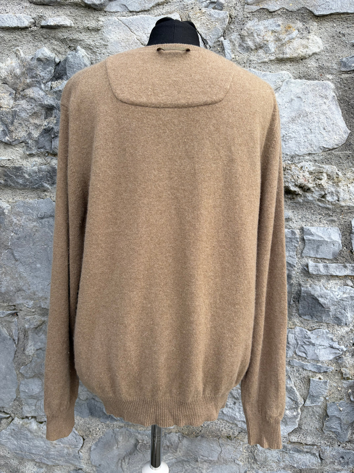 Camel cashmere jumper Medium