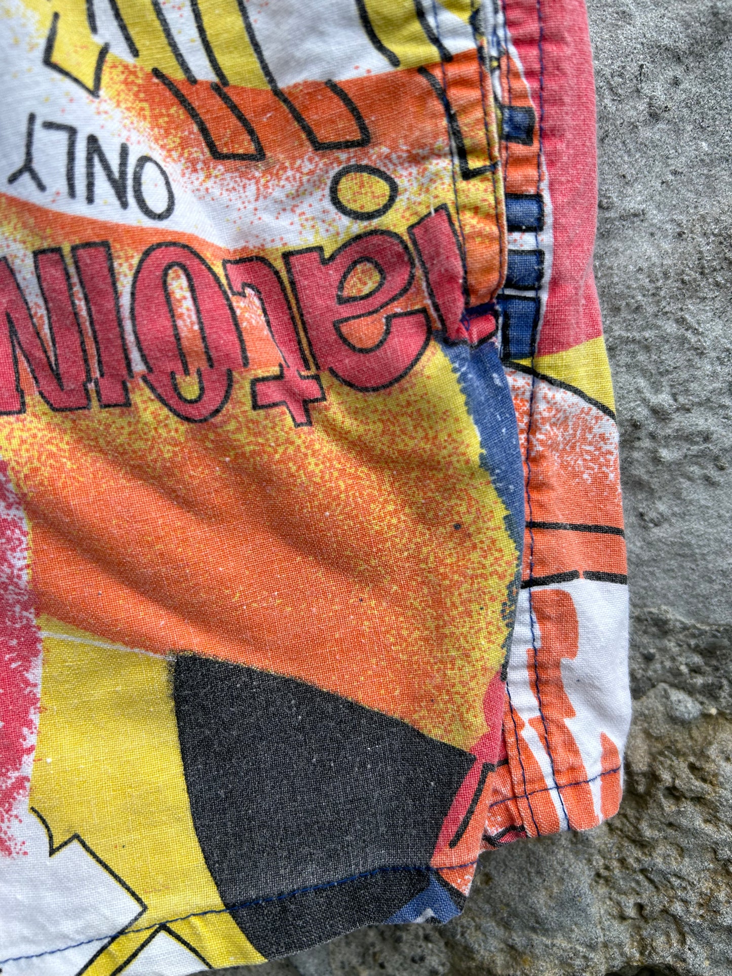 80s patchwork shorts 5-6y (110-116cm)