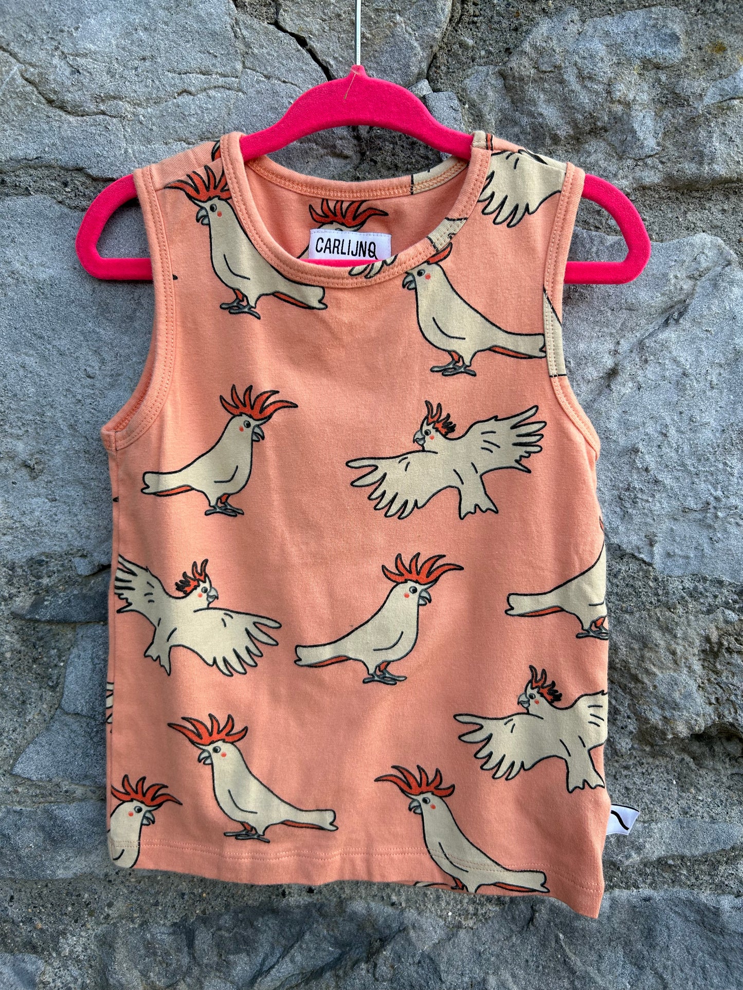 Orange parrot top 2-3y (92-98cm)