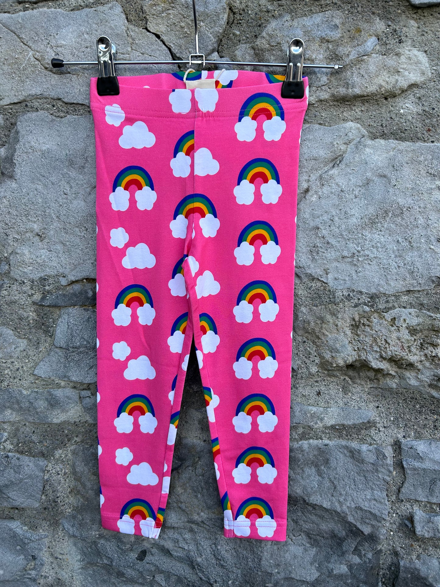 Pink rainbow leggings 18-24m (86-92cm)