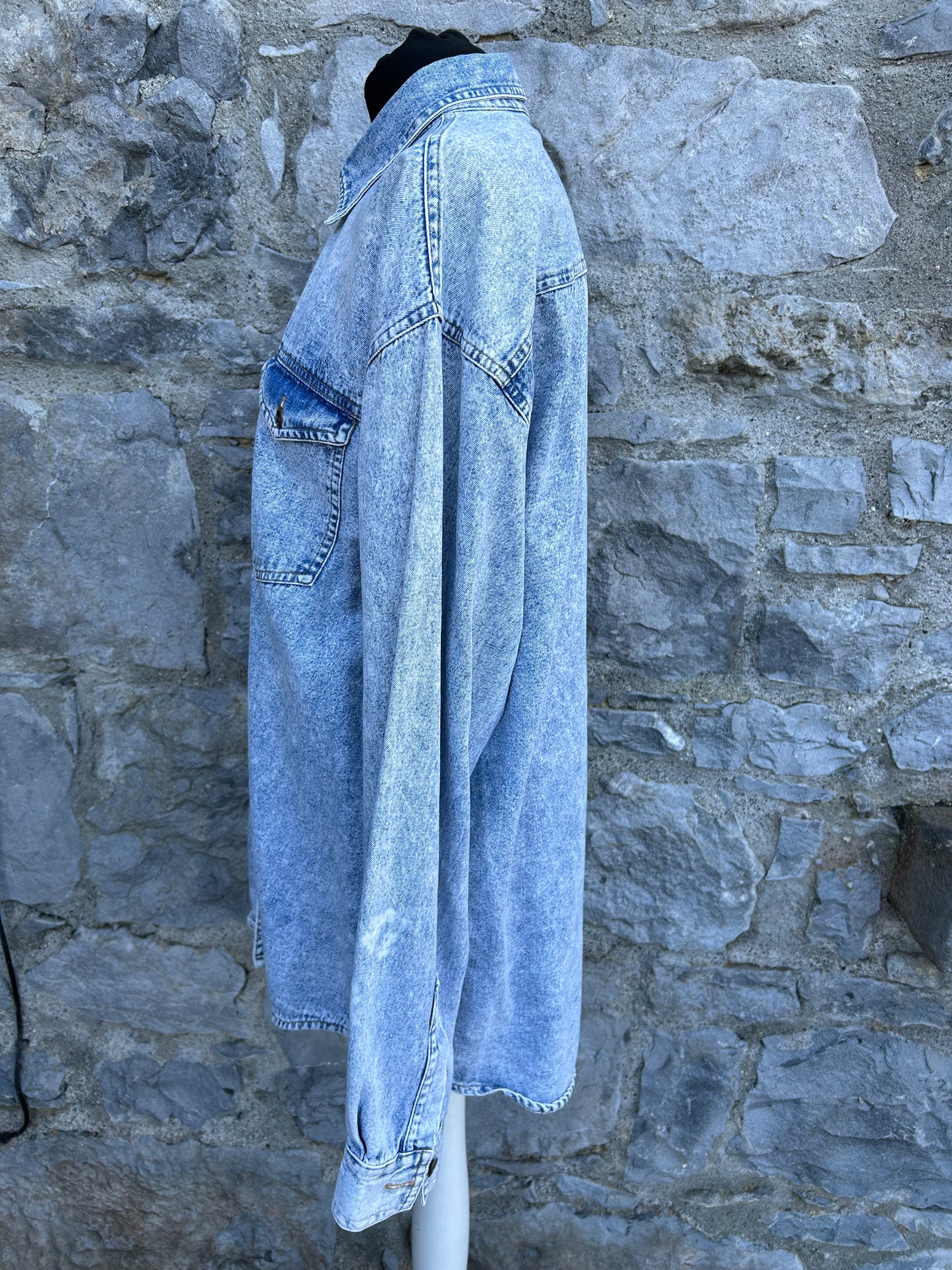 90s denim shirt Large