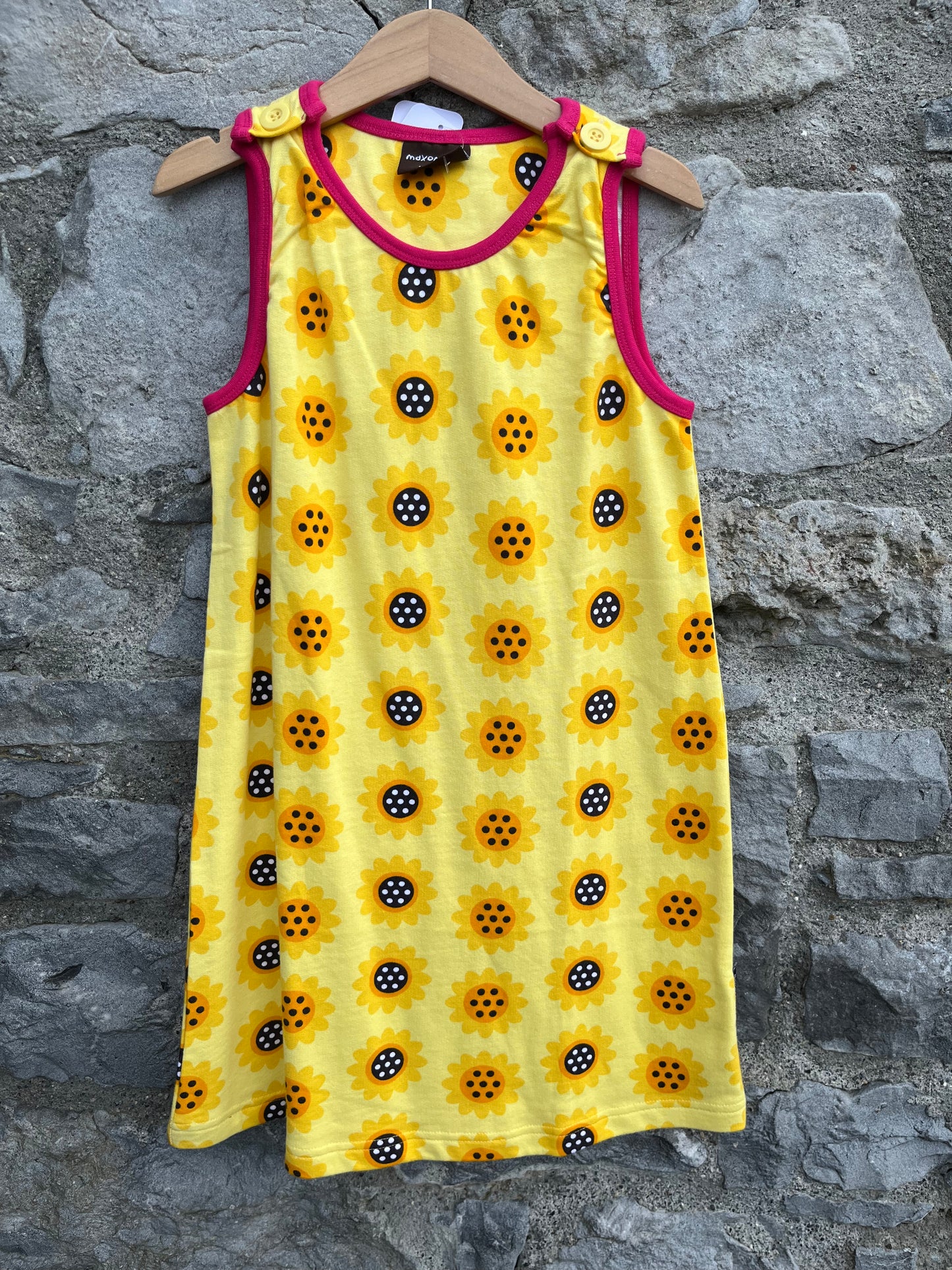 Sunflowers pinafore 9-10y (134-140cm)