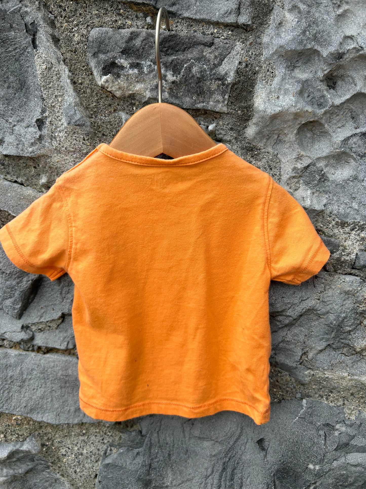 Orange octopus T-shirt 3-6m (62-68cm)