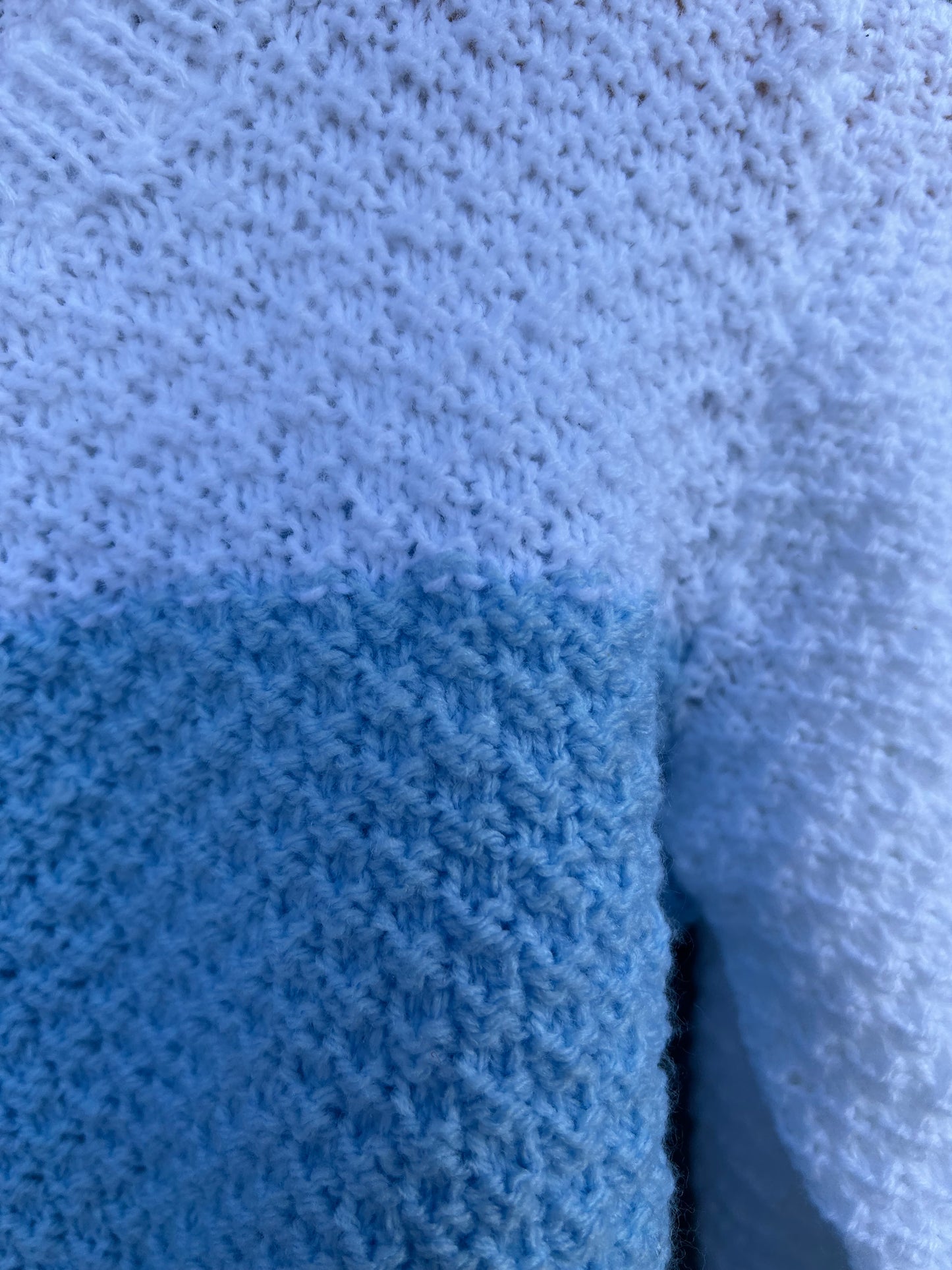 Blue&white jumper 18-24m (86-92cm)
