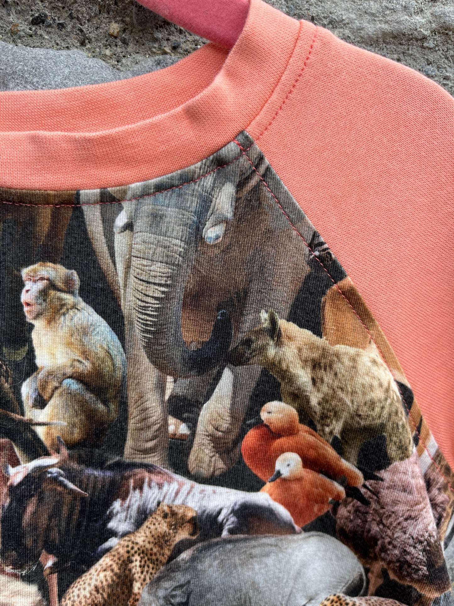 Wild animals raglan tunic 3-4y (98-104cm)