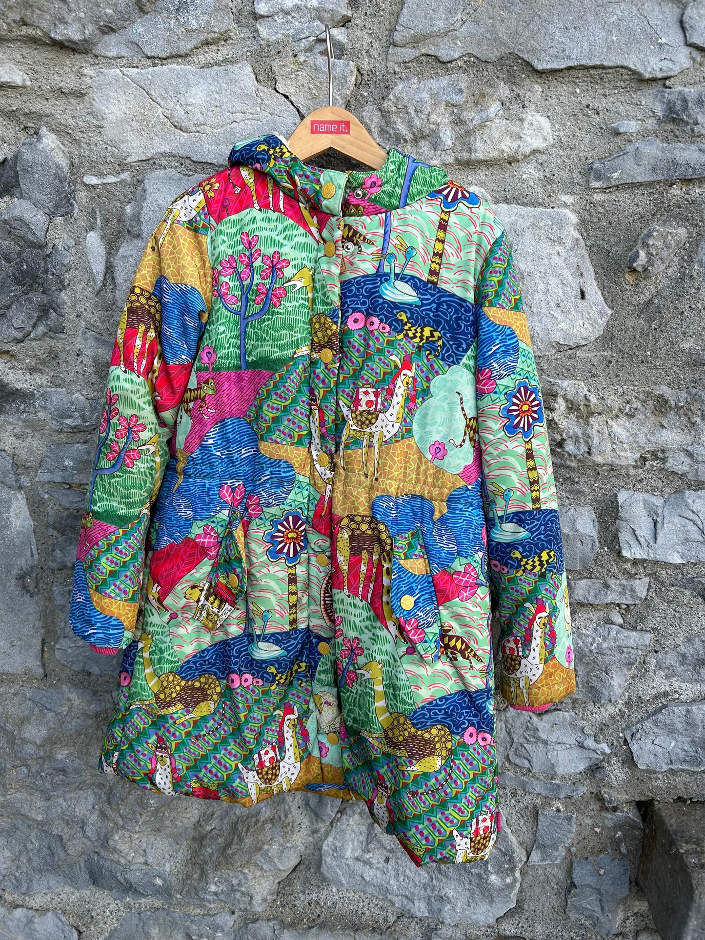 Colourful animals parka 8-9y (128-134cm)