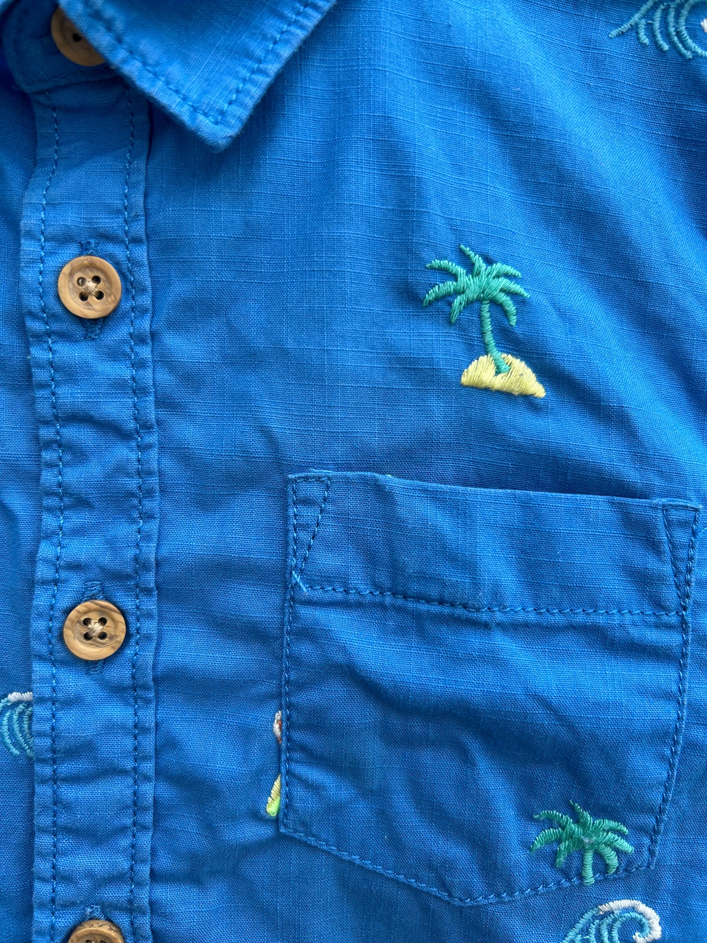 Blue islands shirt 5-6y (110-116cm)