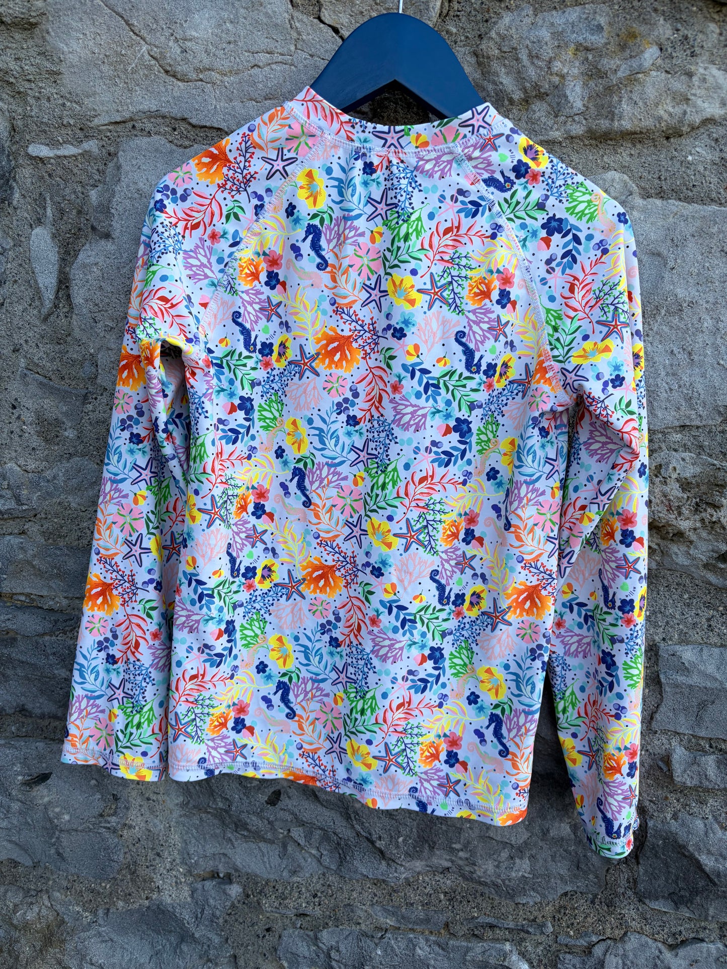Colourful under the sea rash guard 10-11y (140-146cm)