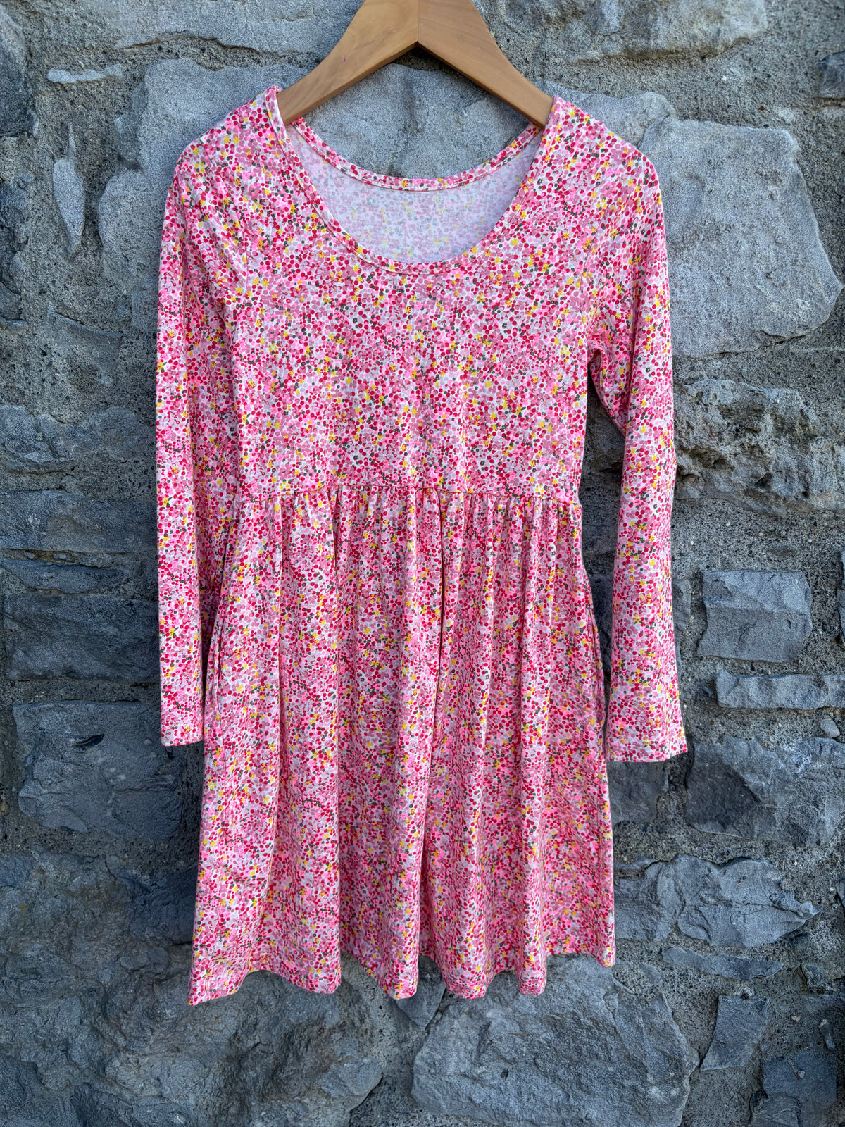 Tiny pink dots dress 7-8y (122-128cm)