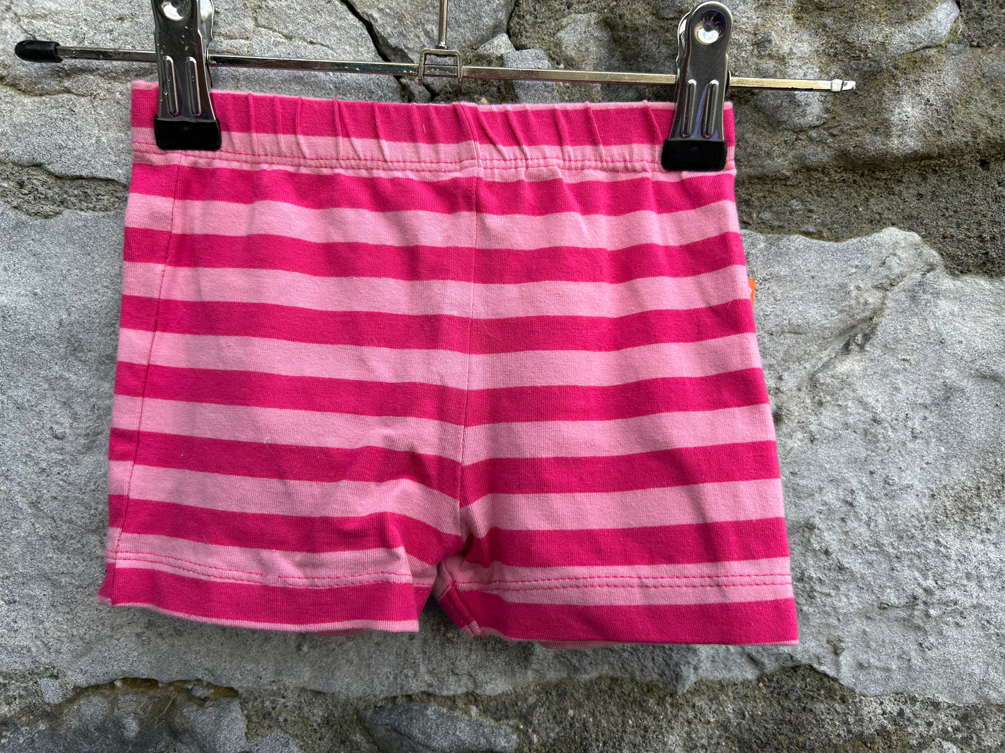 Pink stripy shorts 0-3m (56-62cm)