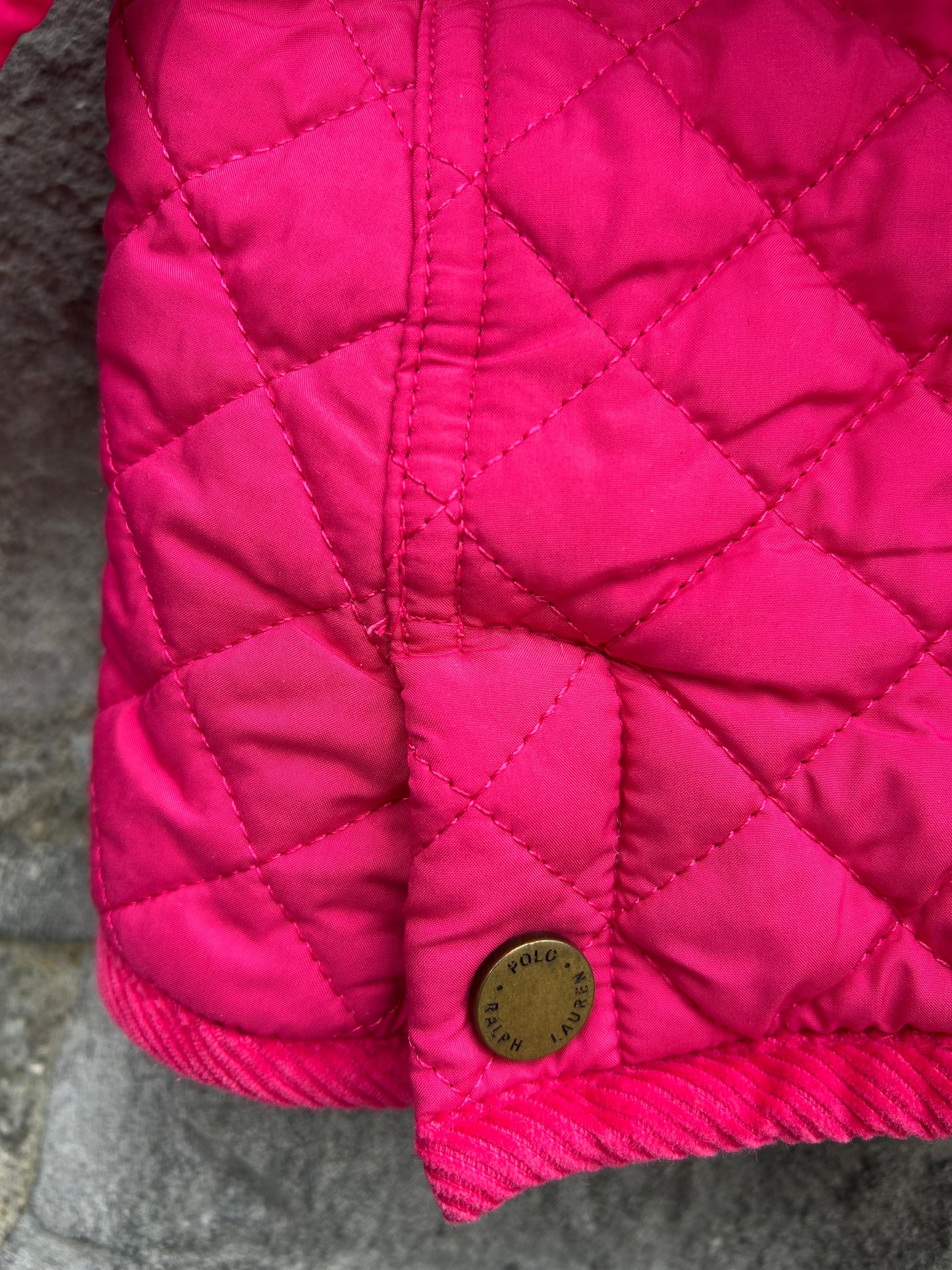 RL pink quilted jacket 6-9m (68-74cm)