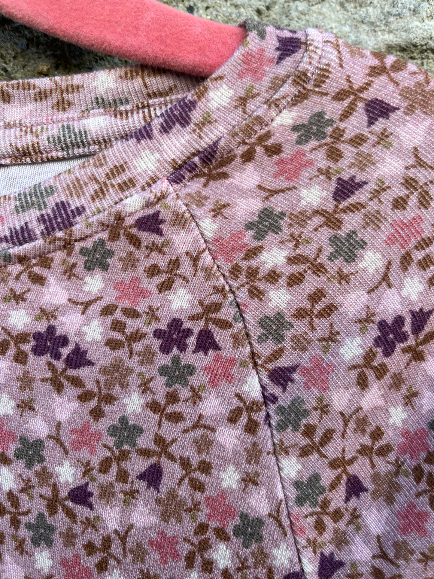 Pink floral top 18-24m (86-92cm)
