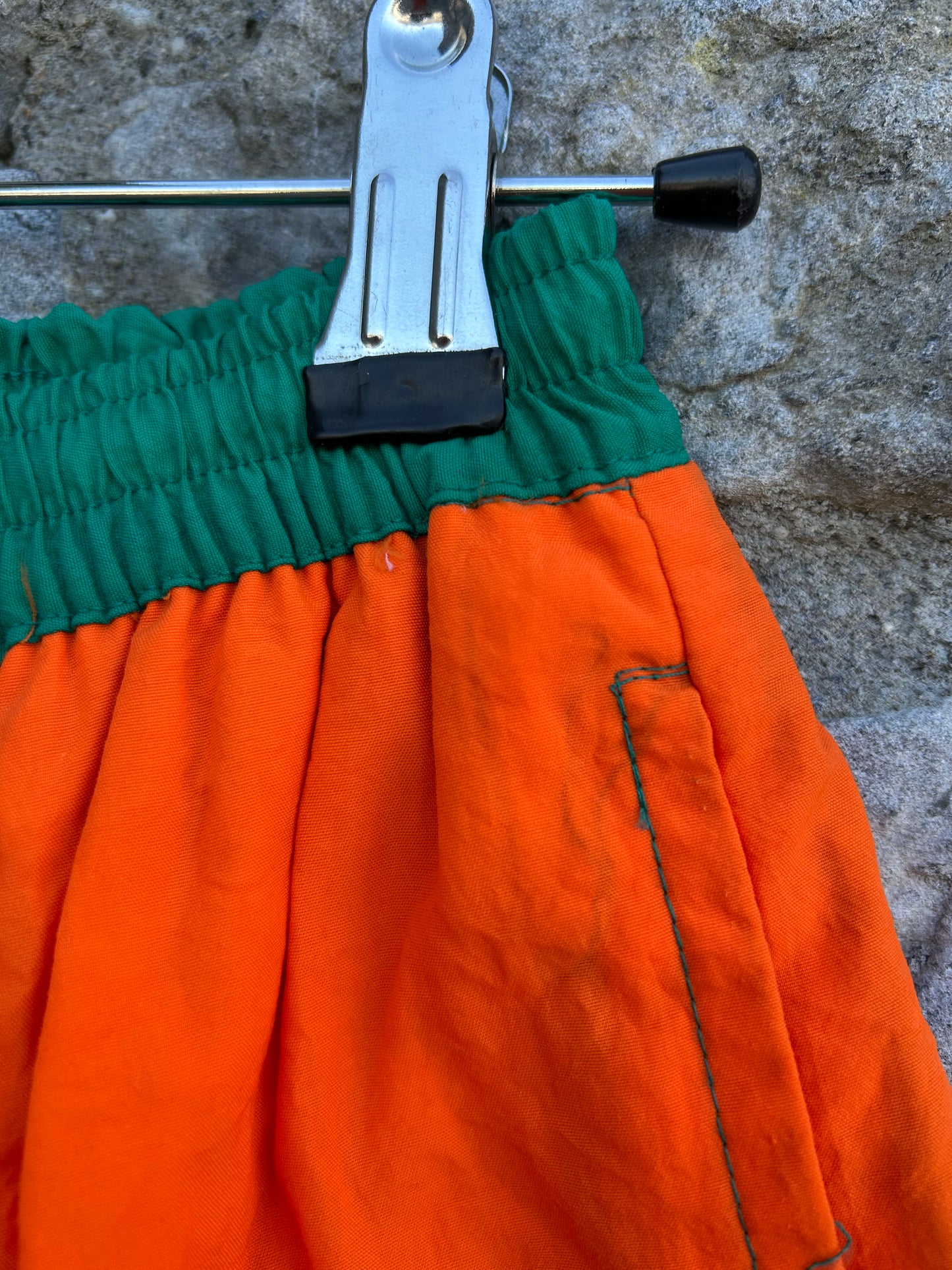 80s Red&orange shorts 9-10y (134-140cm)