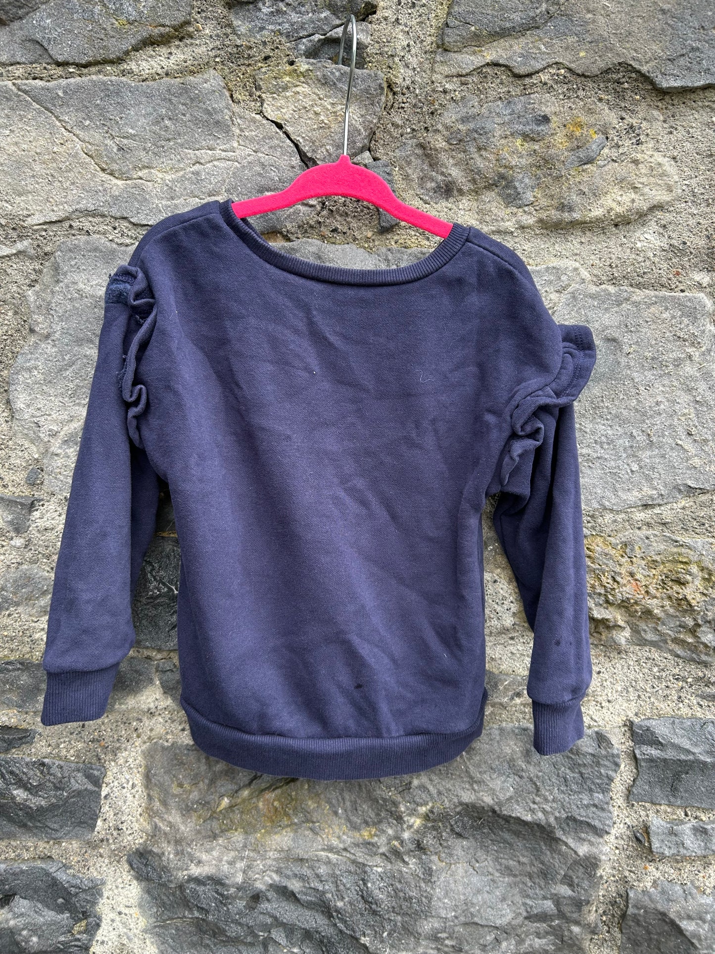 Forest animals navy sweatshirt 2-3y (92-98cm)