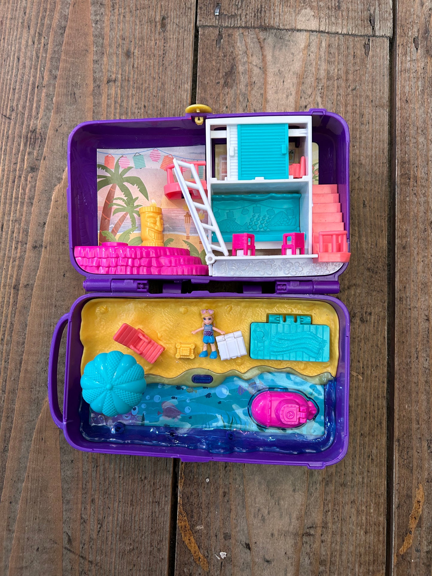 Polly pocket beach vibes backpack