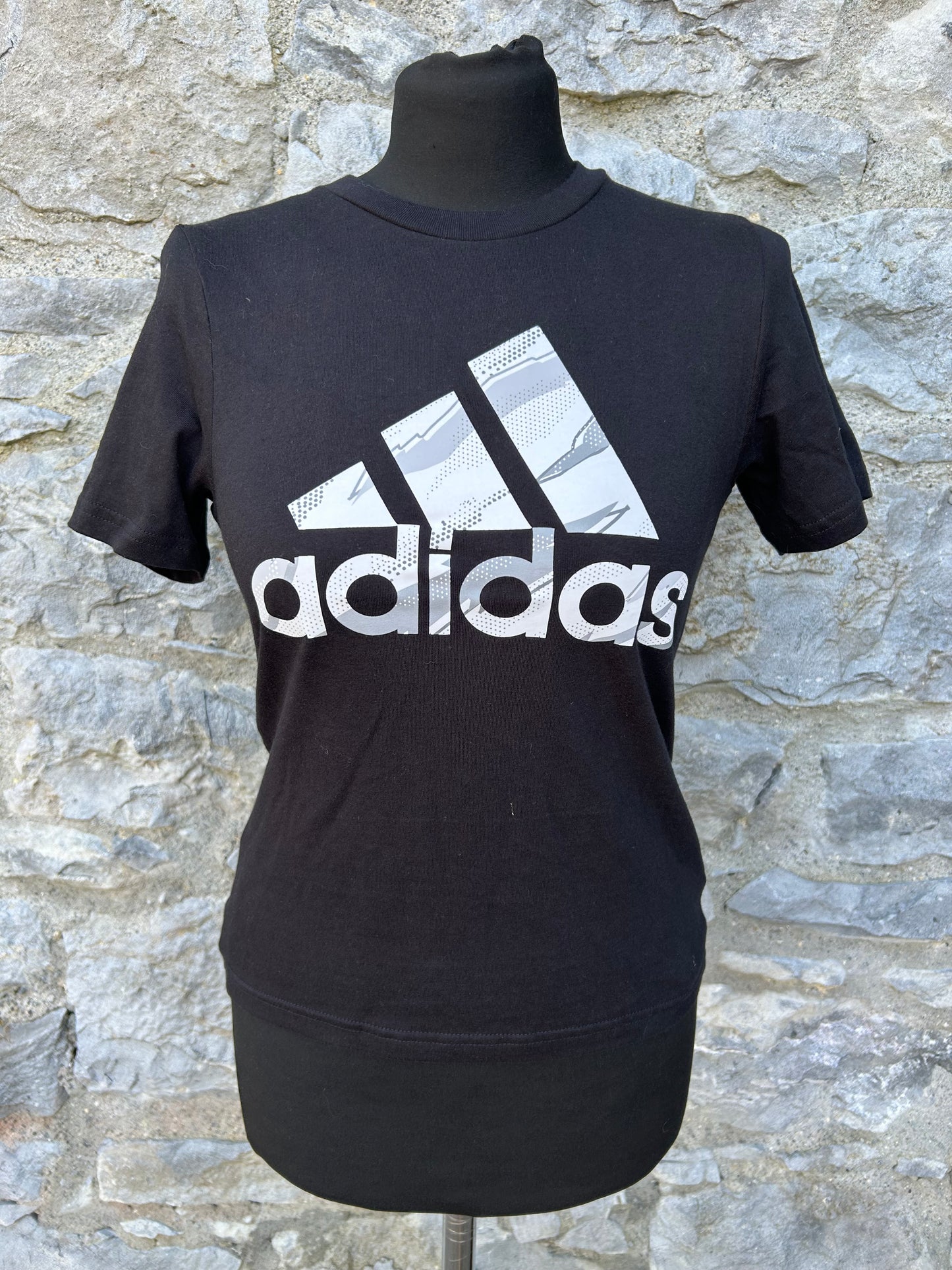 Black big Logo T-shirt uk 8