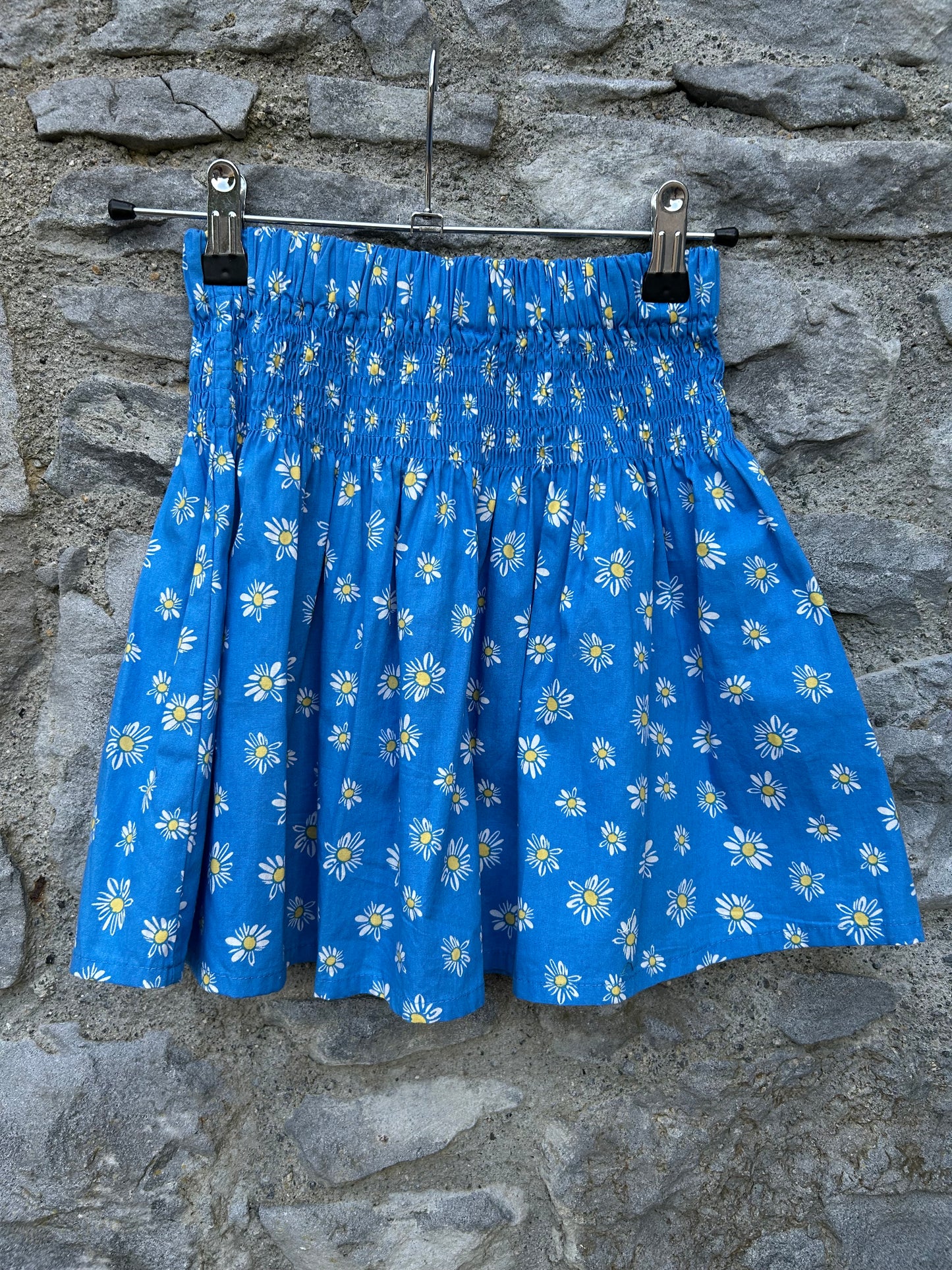 Daisies blue skirt 7-8y (122-128cm)