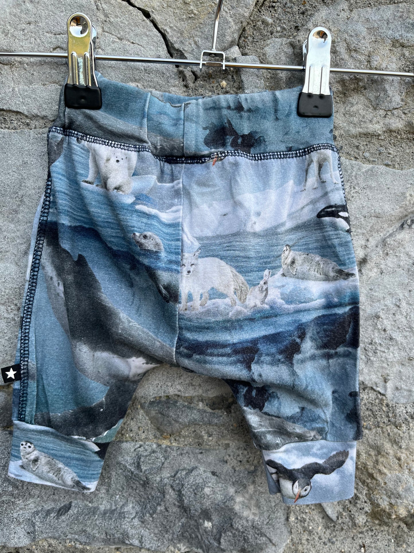 Arctic animals pants 0-1m (50-56cm)