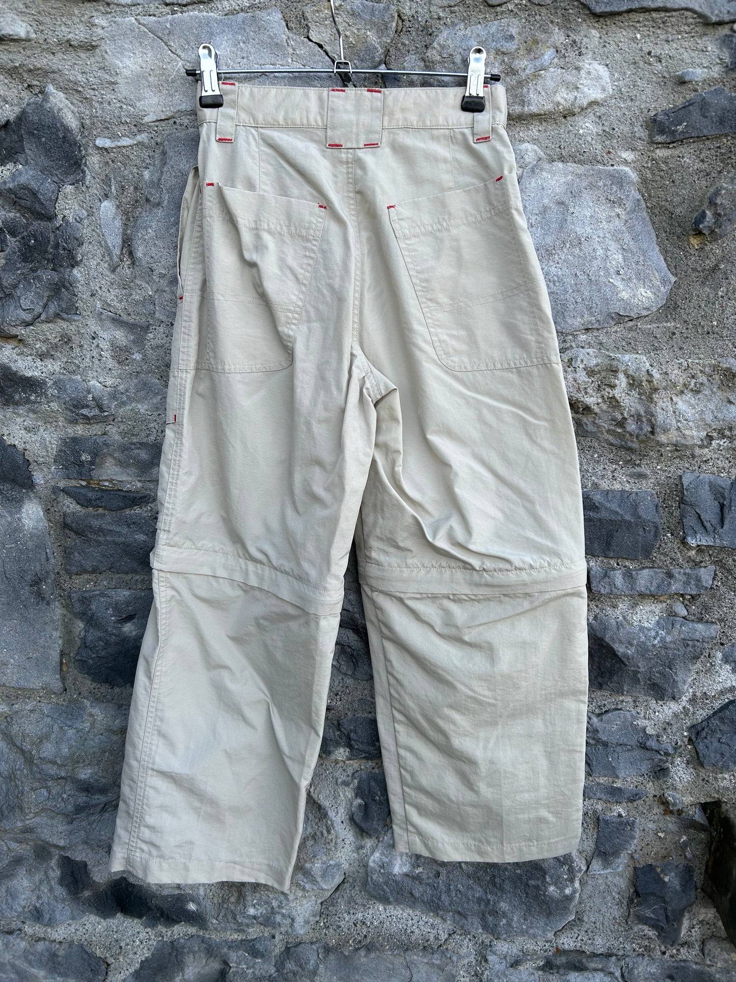 Y2K beige cargo pants 9-10y (134-140cm)