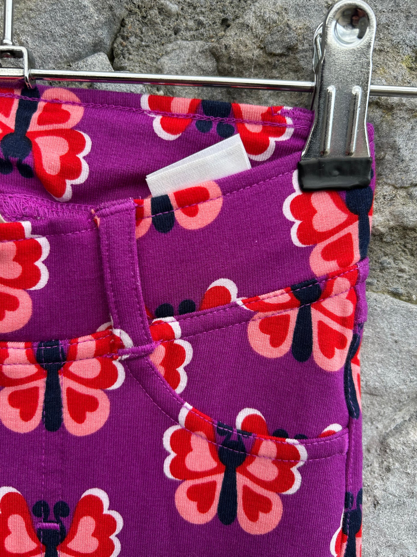 Pink butterflies treggings 5-6y (110-116cm)