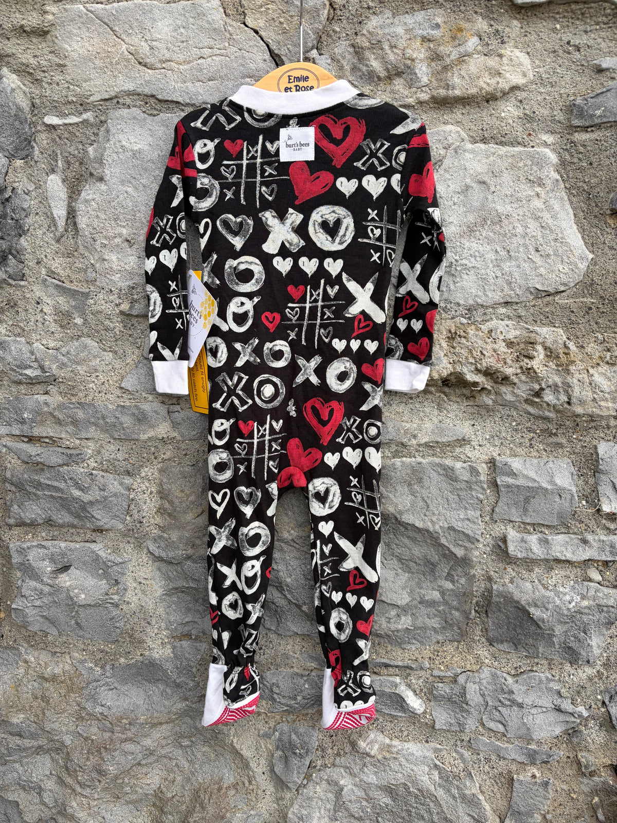 XO Doodles print snug fit onesie 12m (80cm)