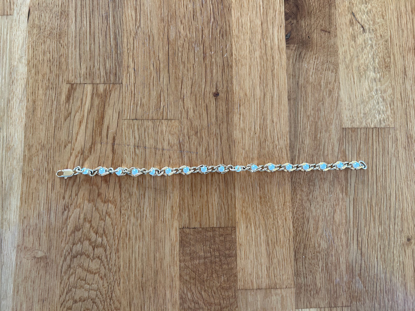 golden&pearl bracelet