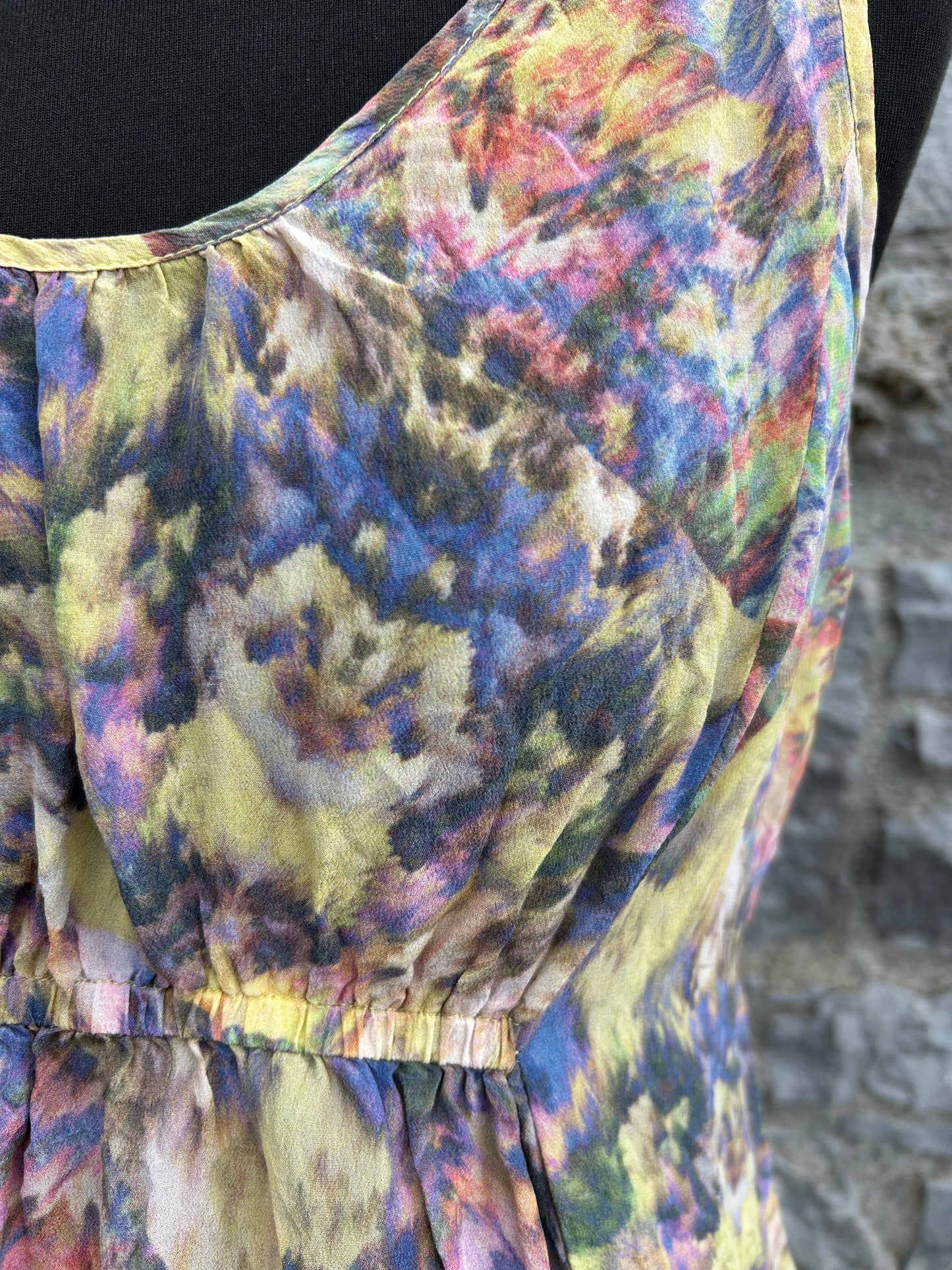 Colourful abstract dress uk 12