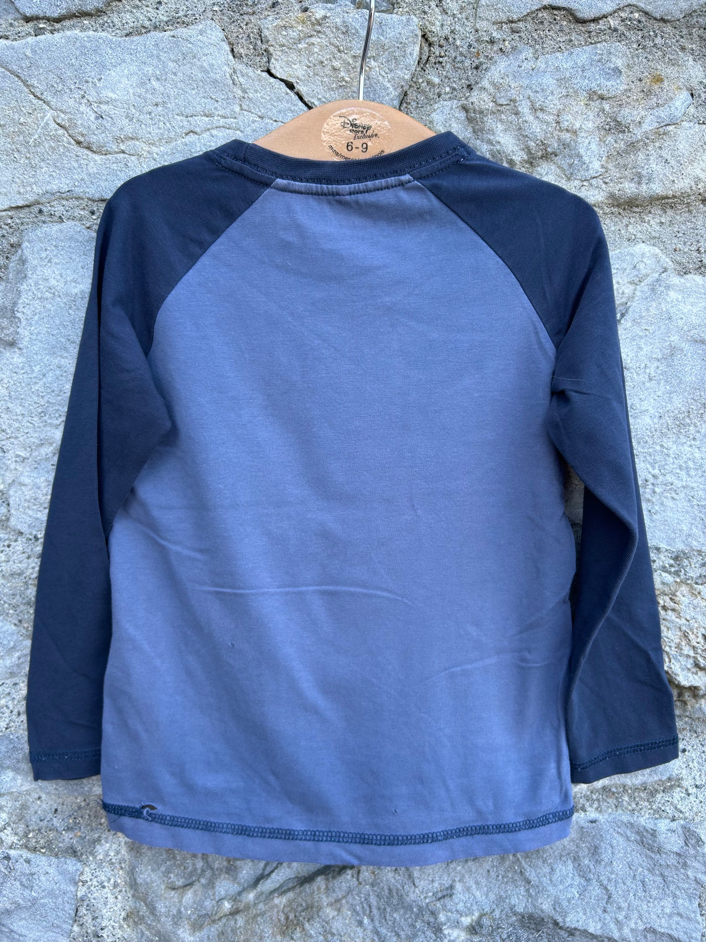 Batman navy raglan top 2-3y (92-98cm)
