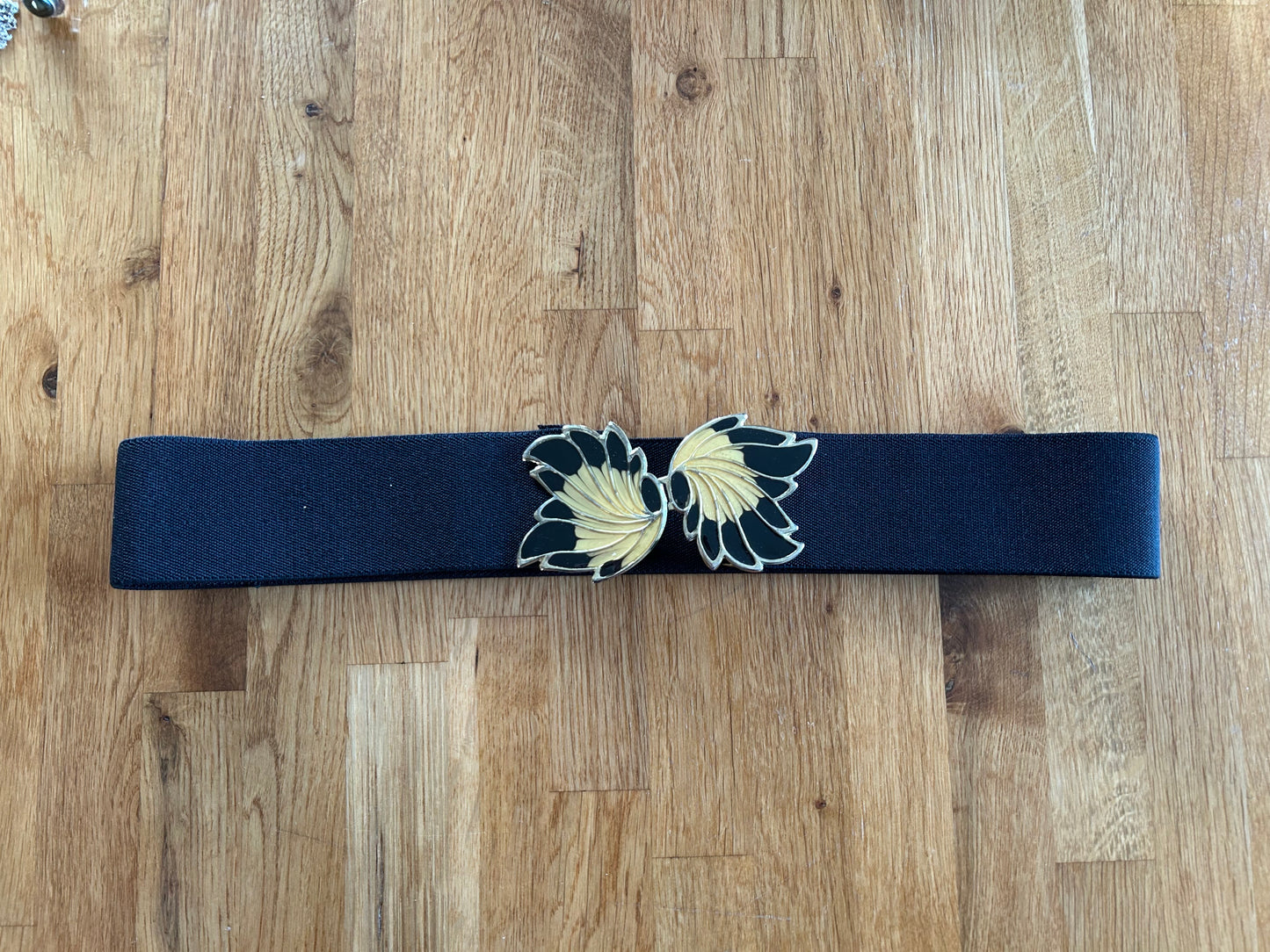 Black&beige belt