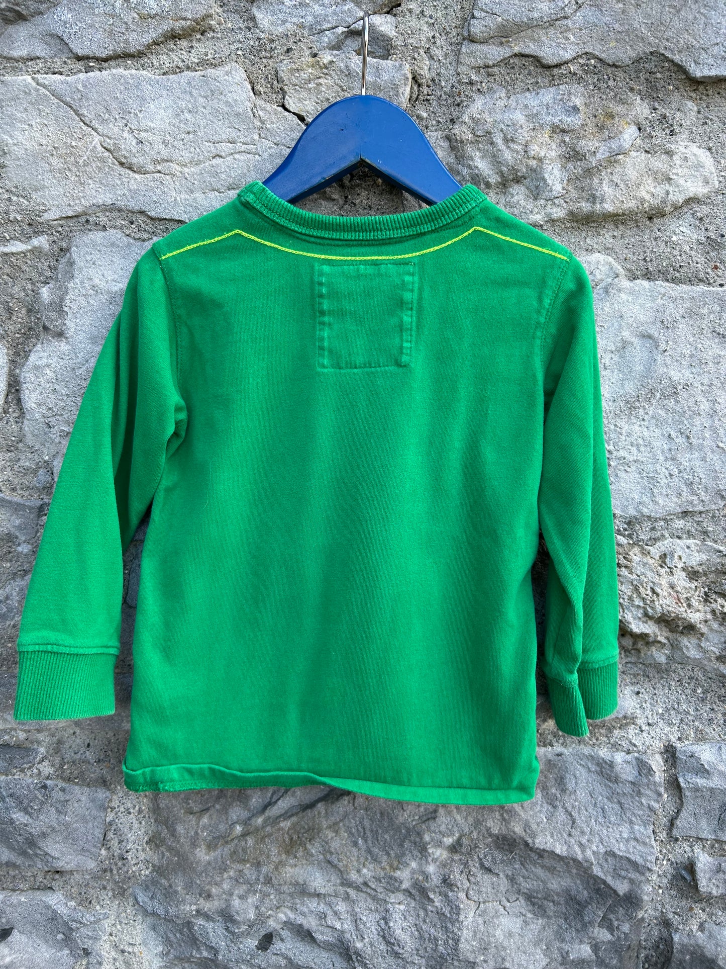 Racer green sweatshirt 3y (98cm)