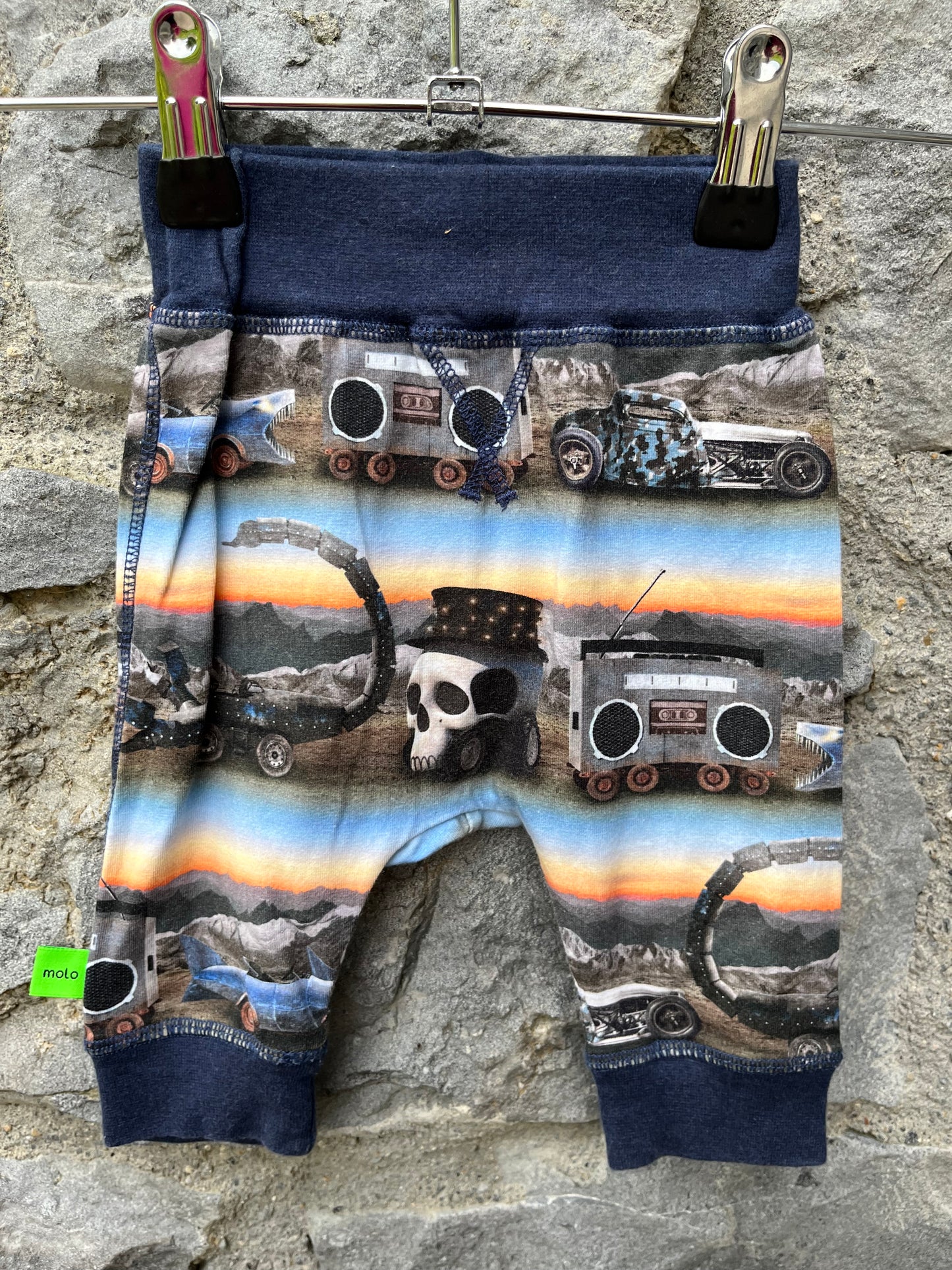 Scorpions&skulls pants 0-3m (56-62cm)
