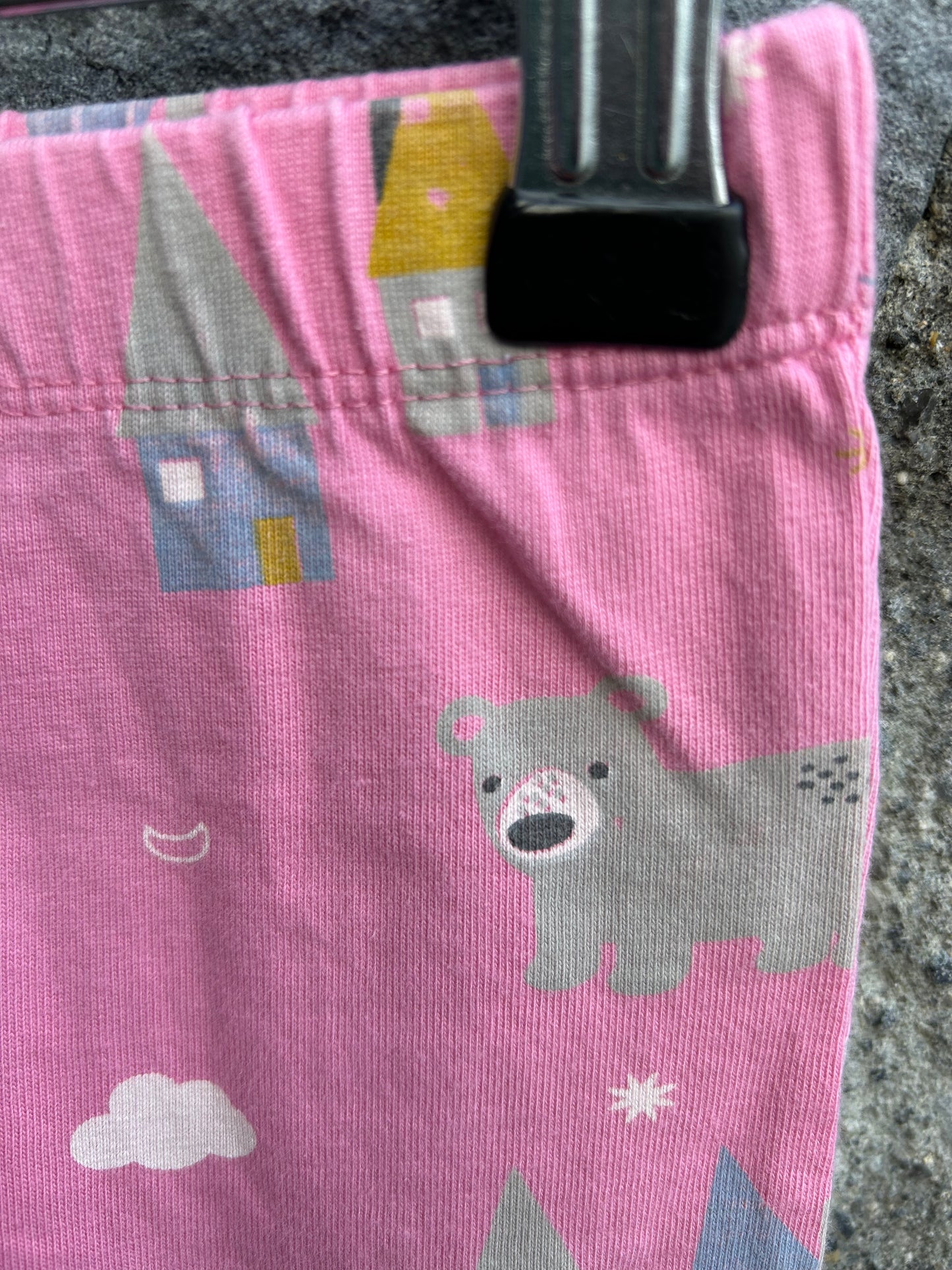 Animals pink leggings 0-3m (56-62cm)