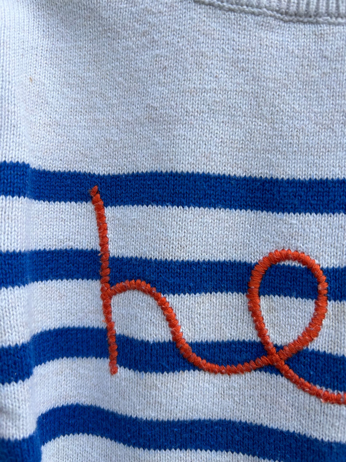 Hey stripy jumper 12-18m (80-86cm)
