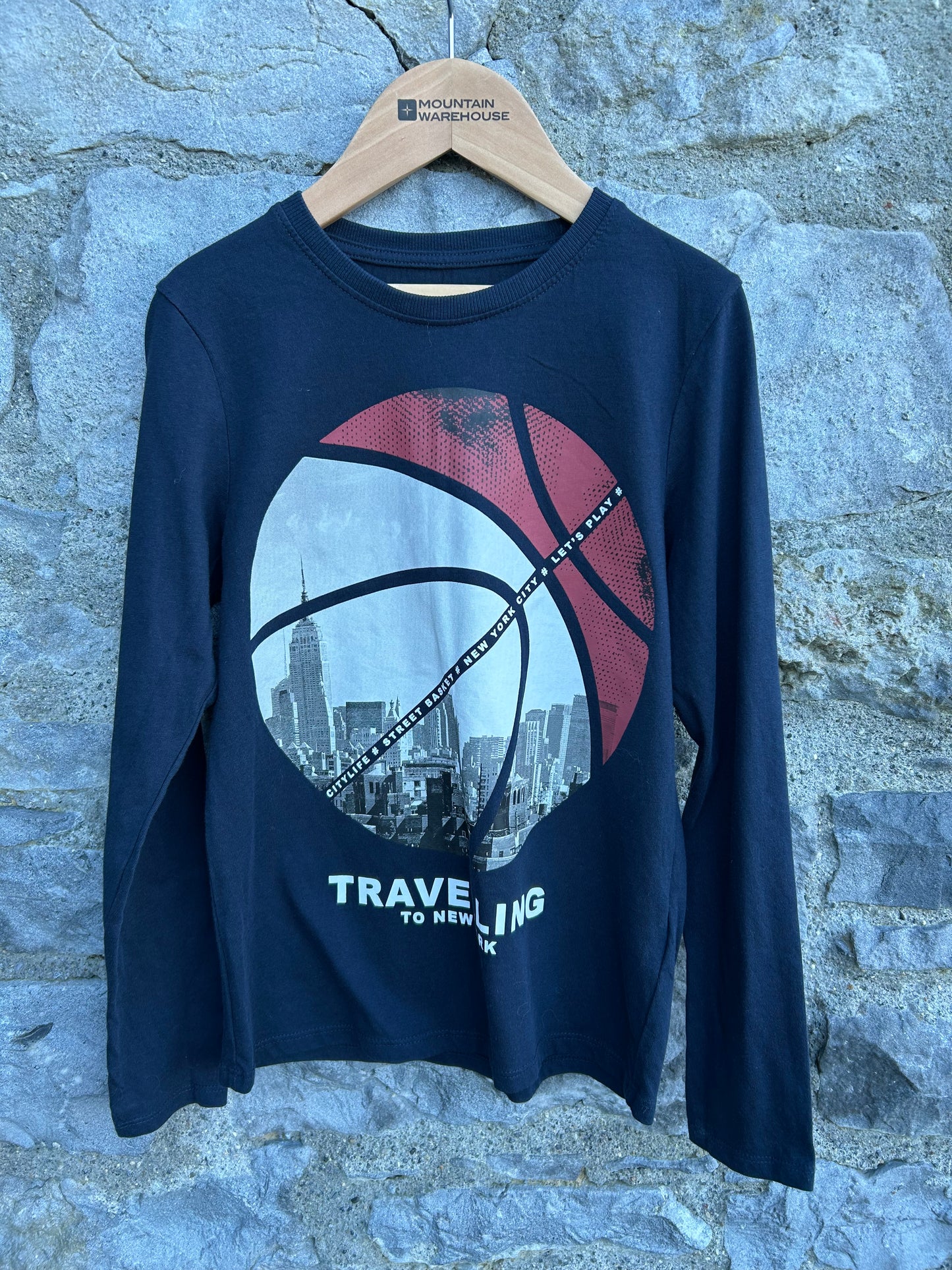 Travel navy top 9-10y (134-140cm)