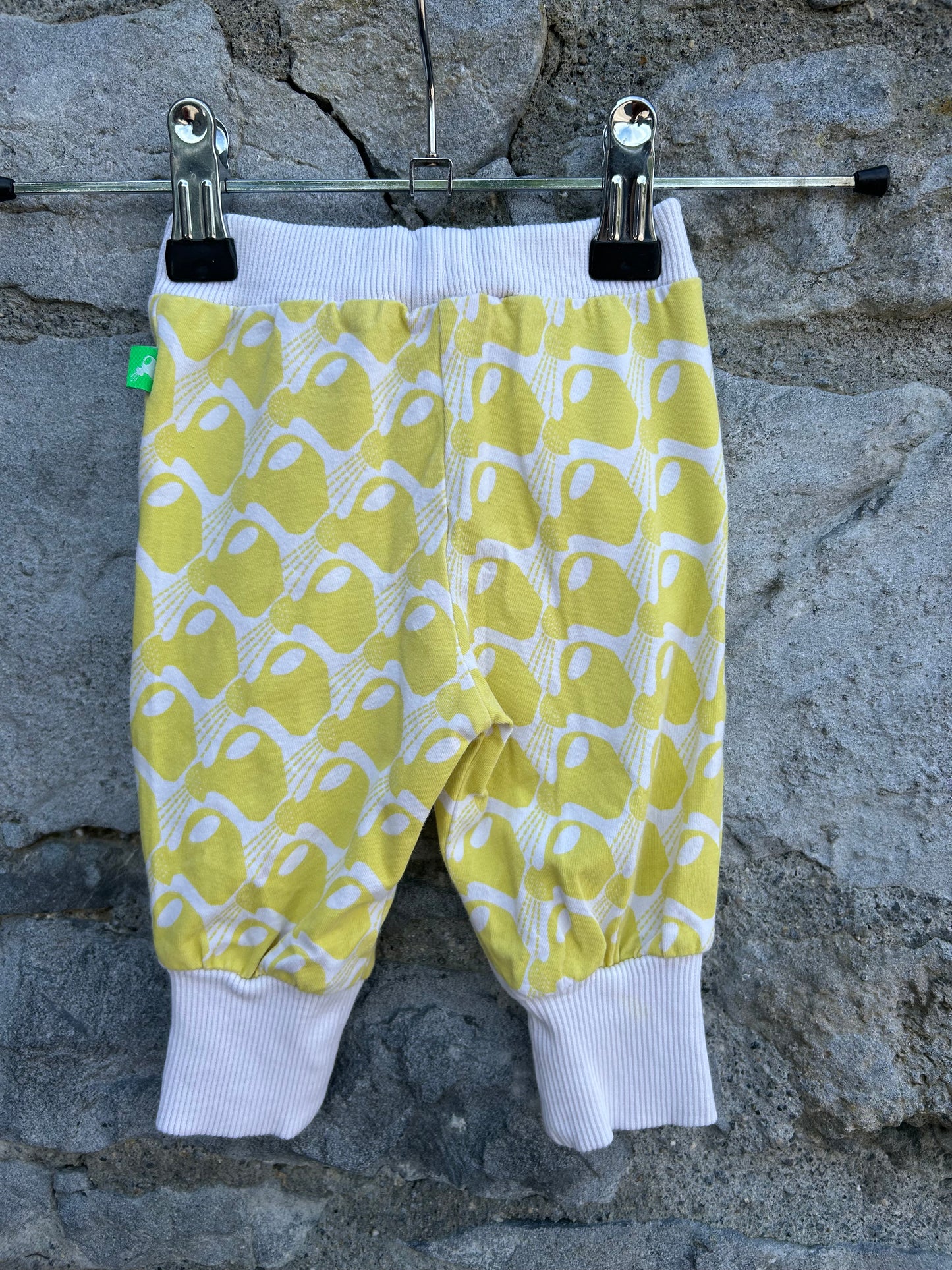 Yellow fish pants 0-3m (56-62cm)
