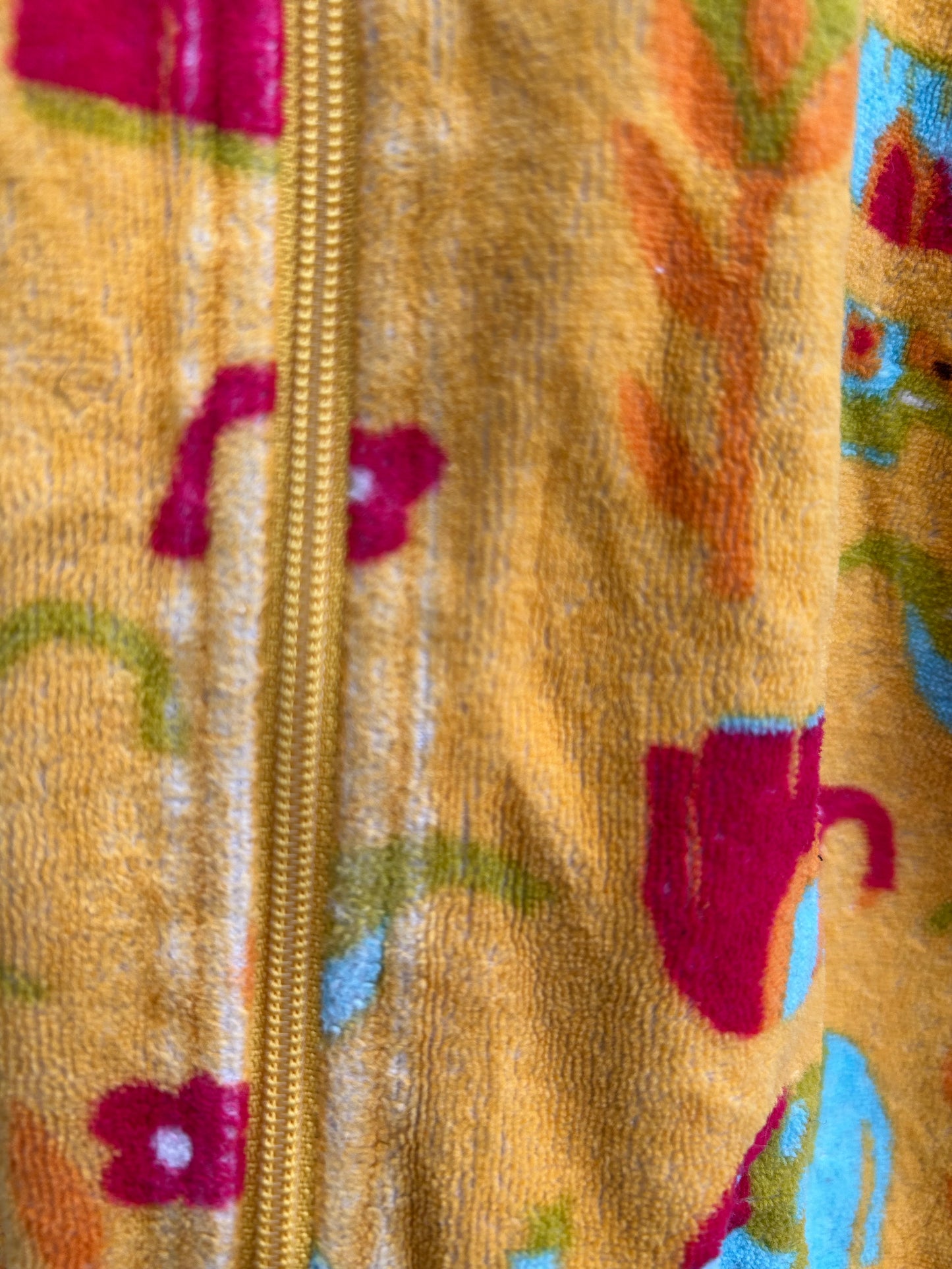 Elephants mustard velour jacket 3y (98cm)