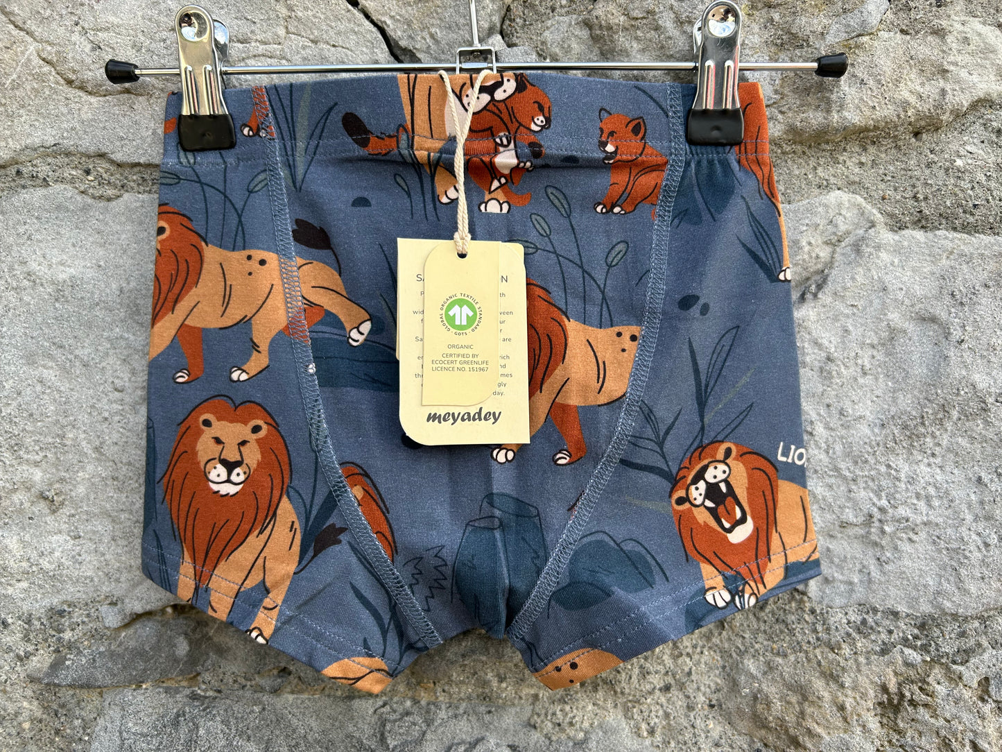 Lions navy boxers 3-4y (98-104cm)