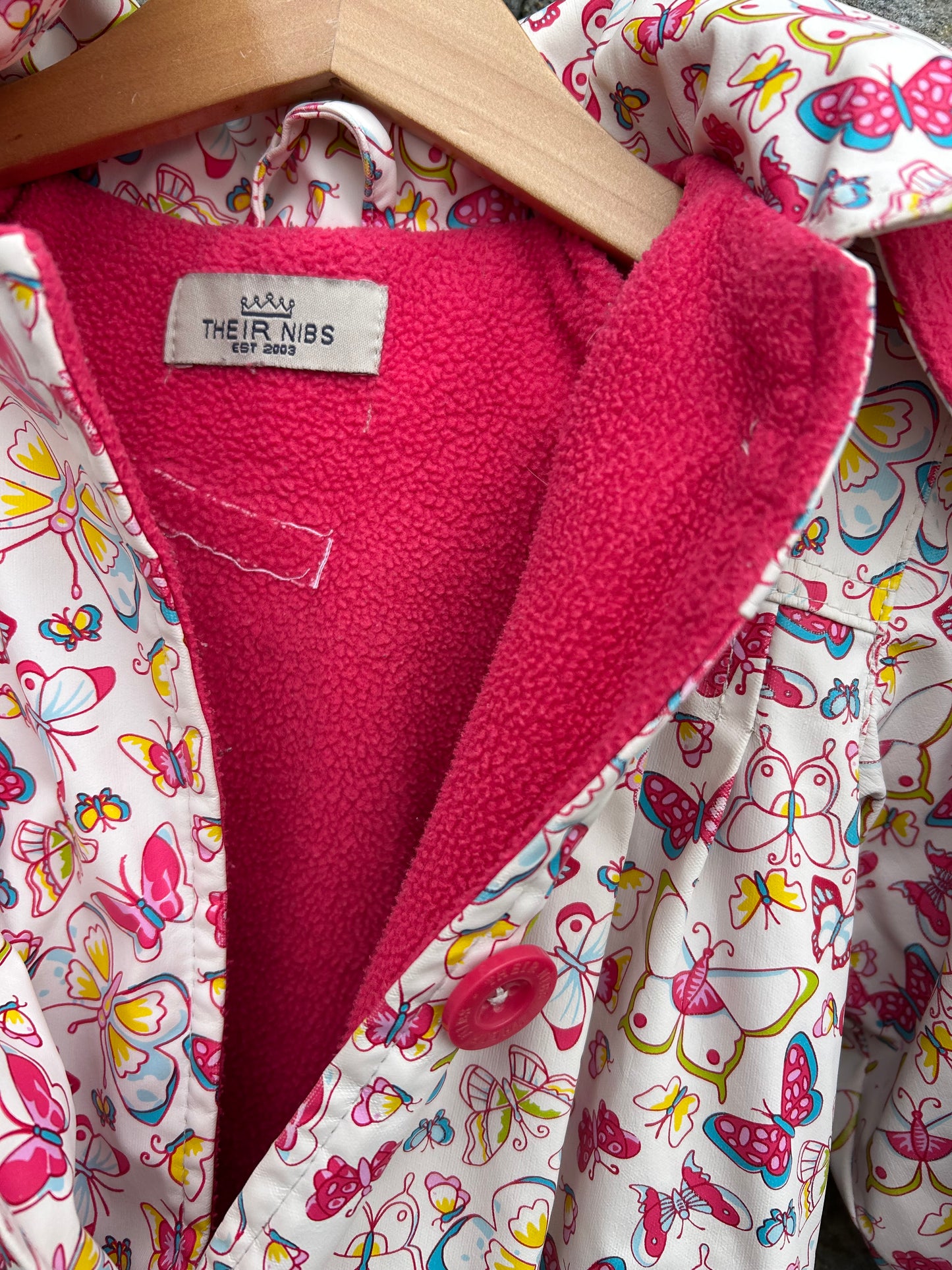 Butterflies raincoat 3-4y (98-104cm)