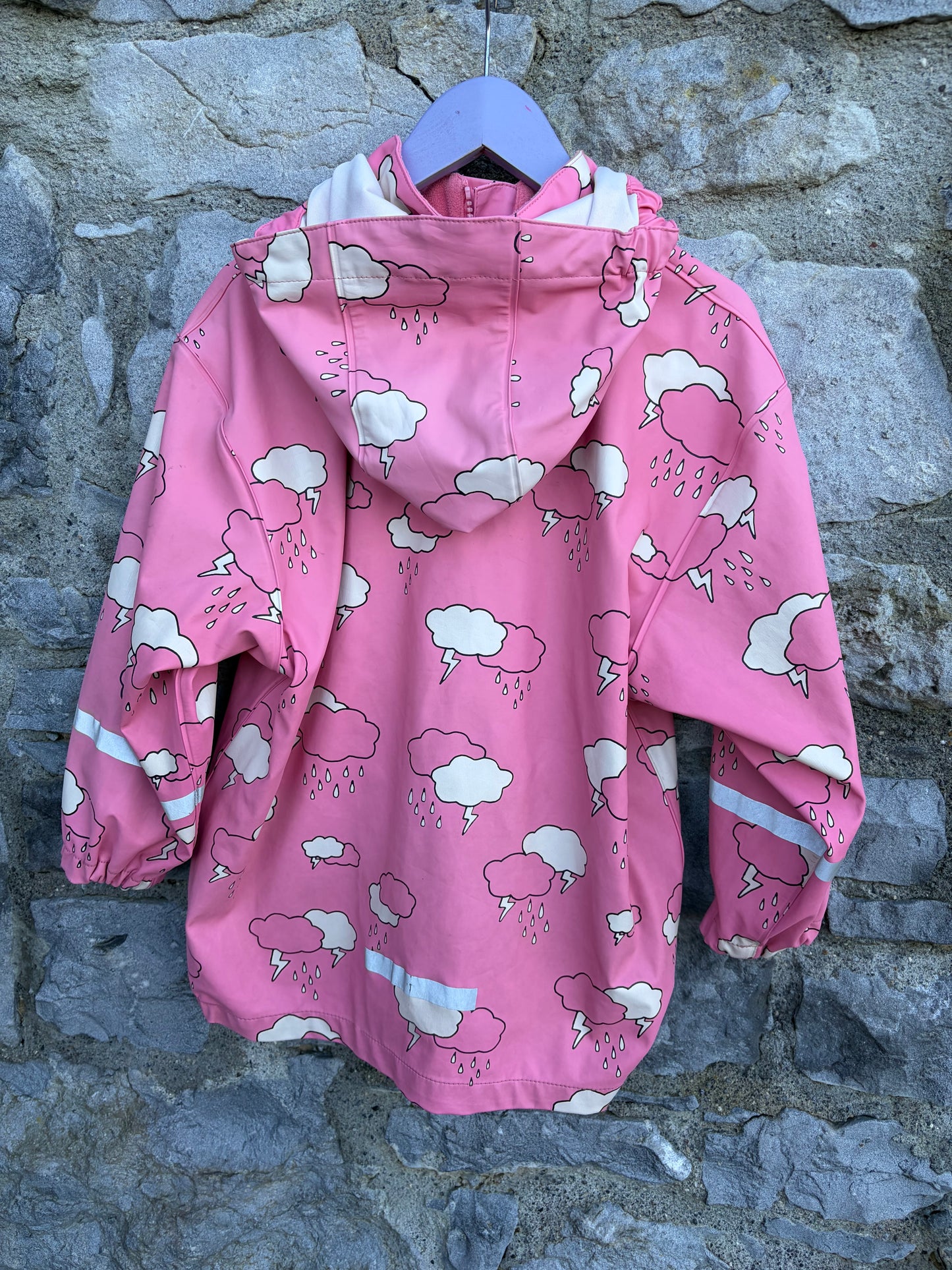 Pink Clouds raincoat 6-7y (116-122cm)
