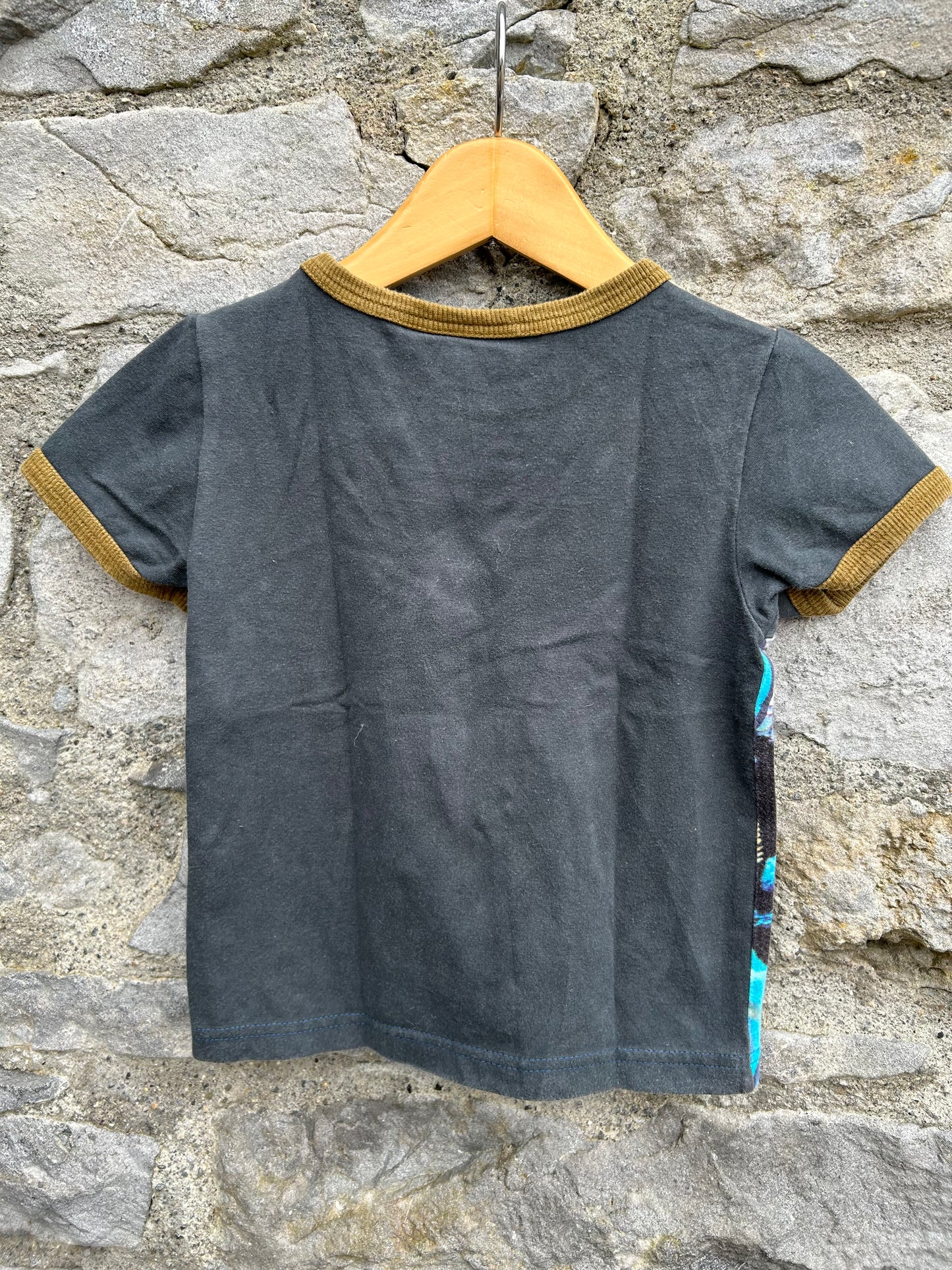 Graffitti charcoal T-shirt 18-24m (86-92cm)